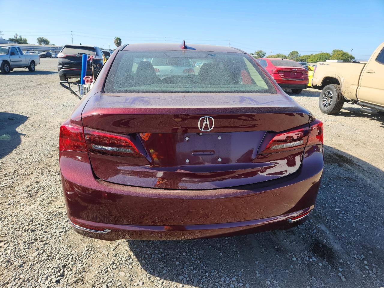 2015 Acura Tlx Tech Burgundy vin: 19UUB1F51FA026292