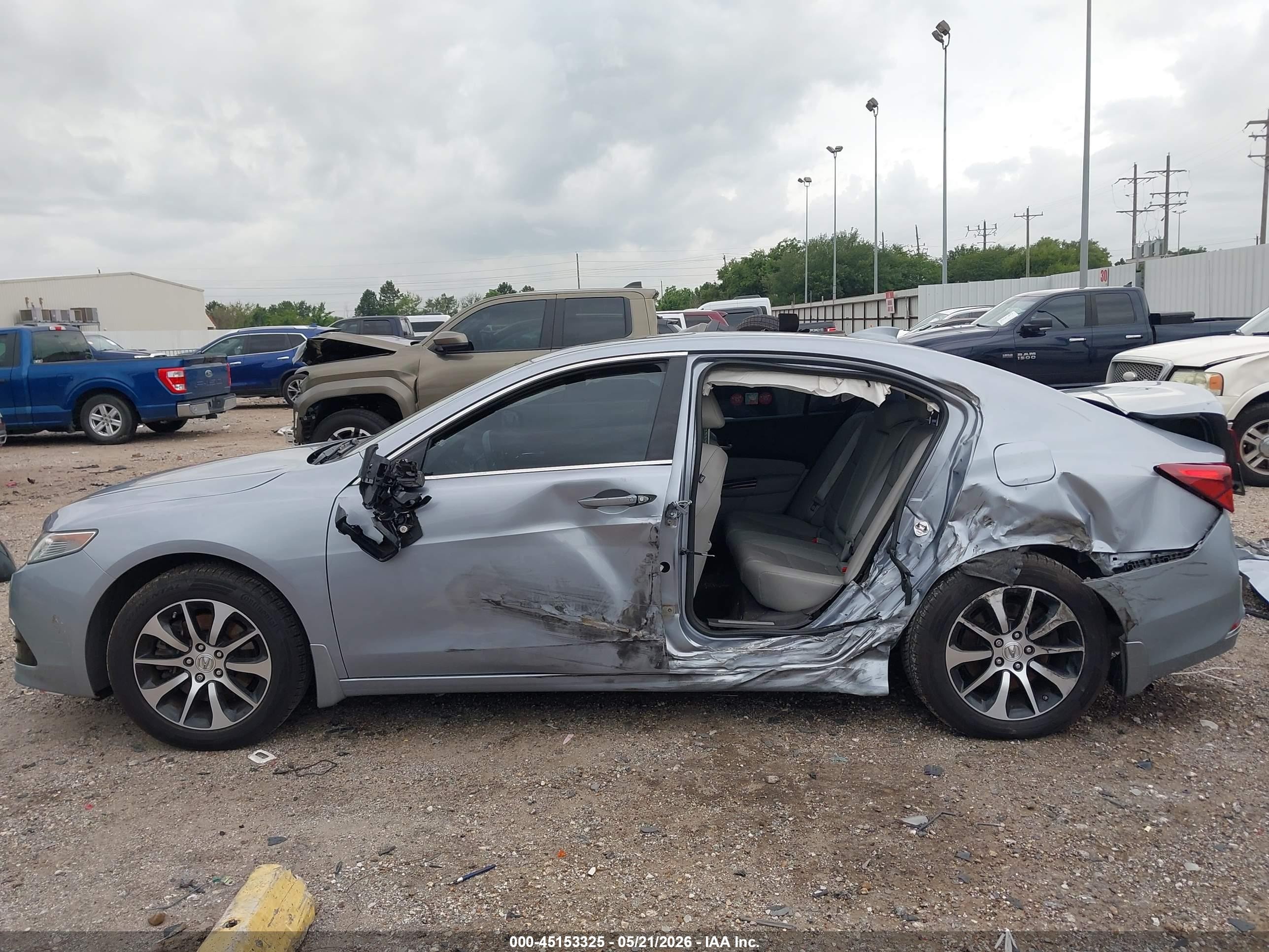 2015 Acura Tlx Tech Gray vin: 19UUB1F51FA028737