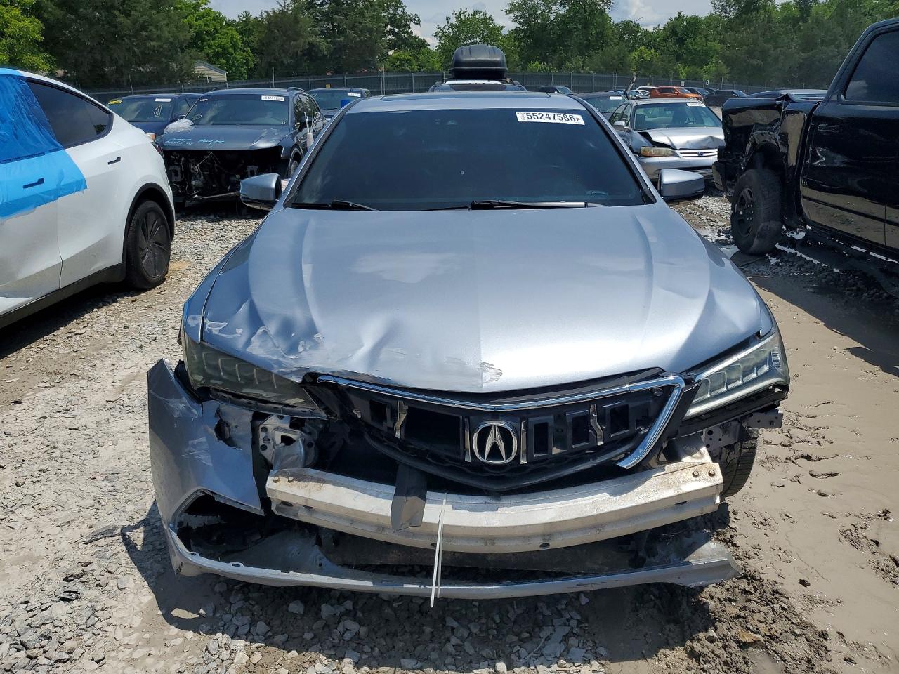 2015 Acura Tlx Tech Серебряный vin: 19UUB1F51FA030116