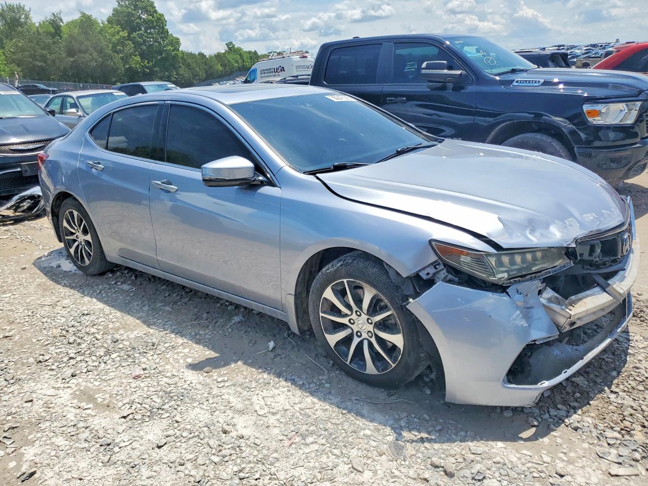 2015 Acura Tlx Tech Серебряный vin: 19UUB1F51FA030116