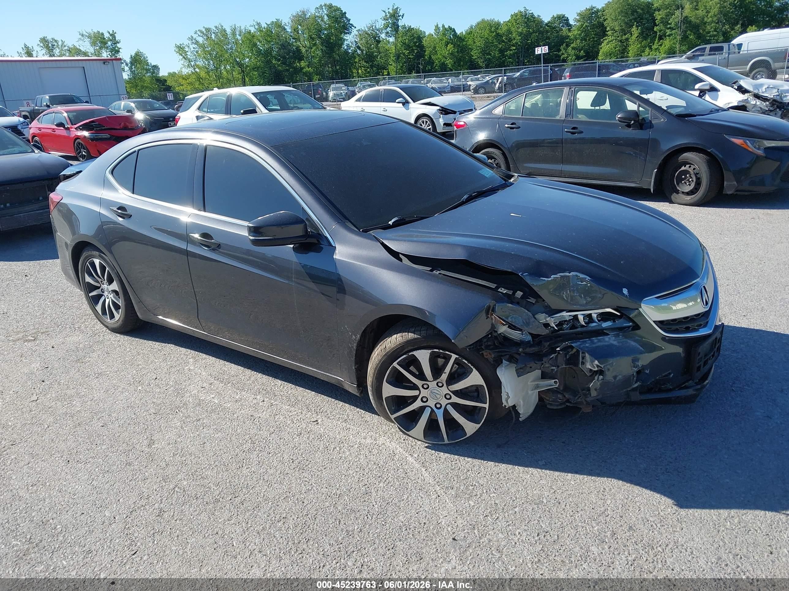 2015 Acura Tlx Tech Gray vin: 19UUB1F52FA007301