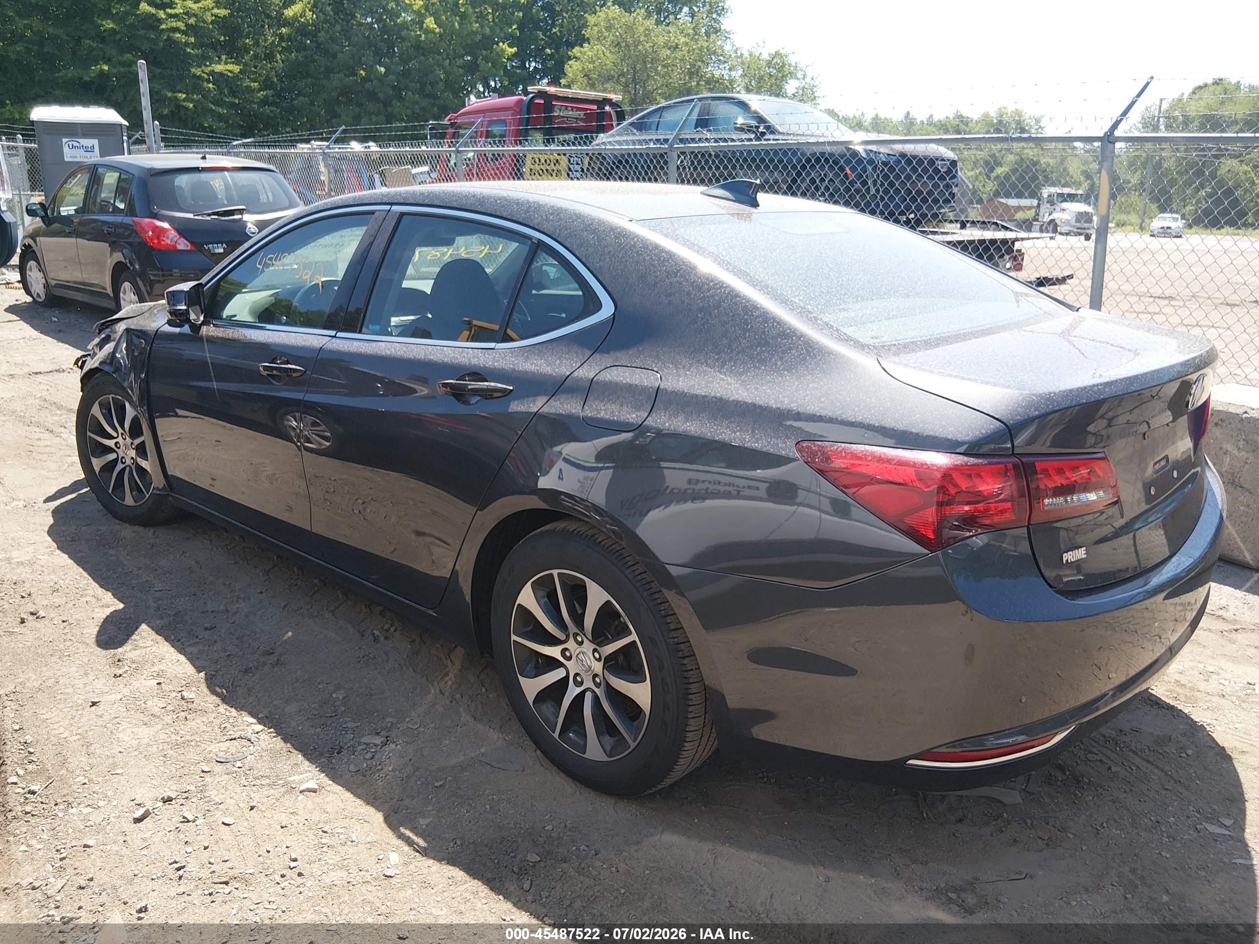 2015 Acura Tlx Tech Gray vin: 19UUB1F52FA011350
