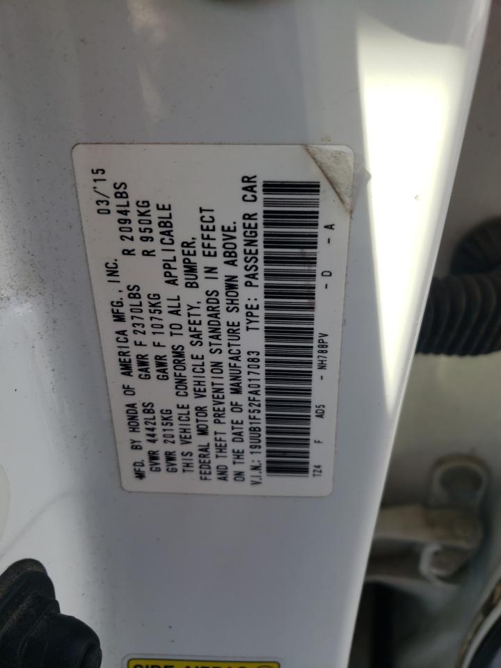 2015 Acura Tlx Tech White vin: 19UUB1F52FA017083