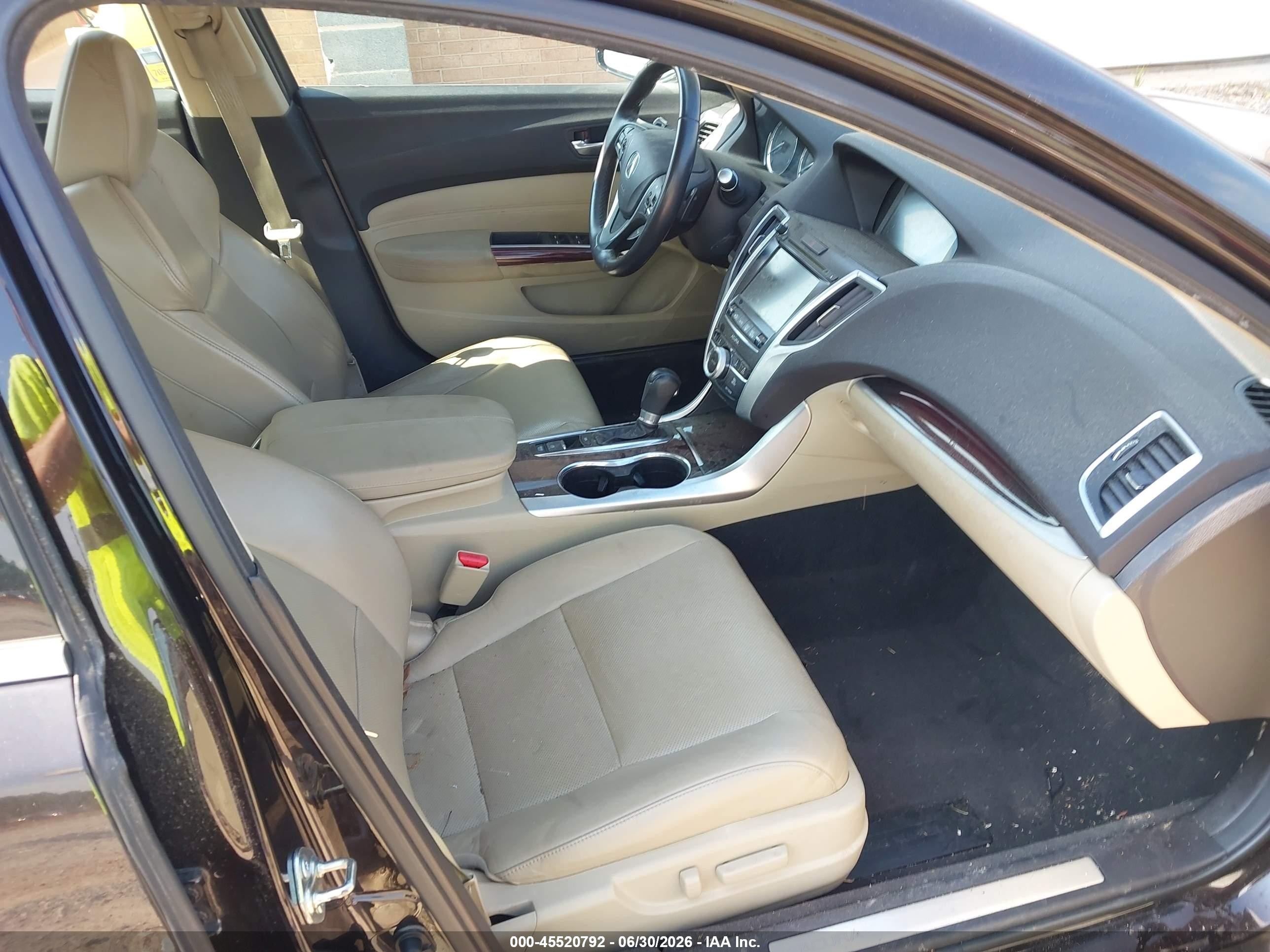 2015 Acura Tlx Tech Black vin: 19UUB1F52FA028827