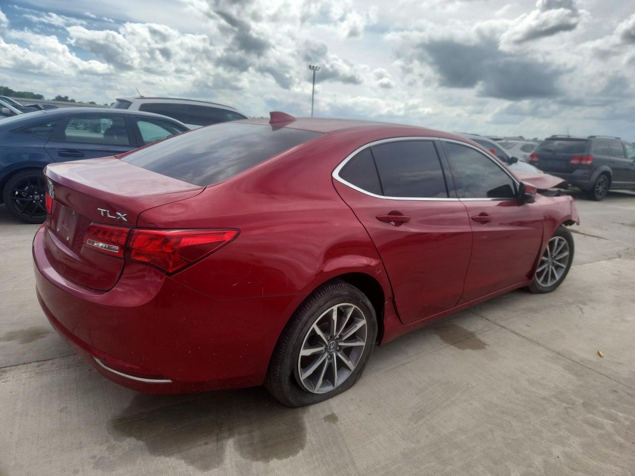 2020 Acura Tlx Technology Красный vin: 19UUB1F52LA007391