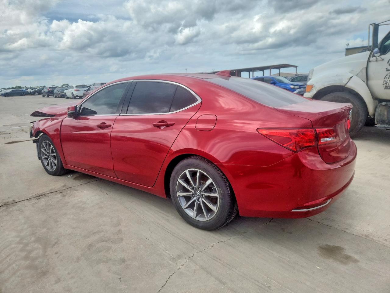2020 Acura Tlx Technology Красный vin: 19UUB1F52LA007391