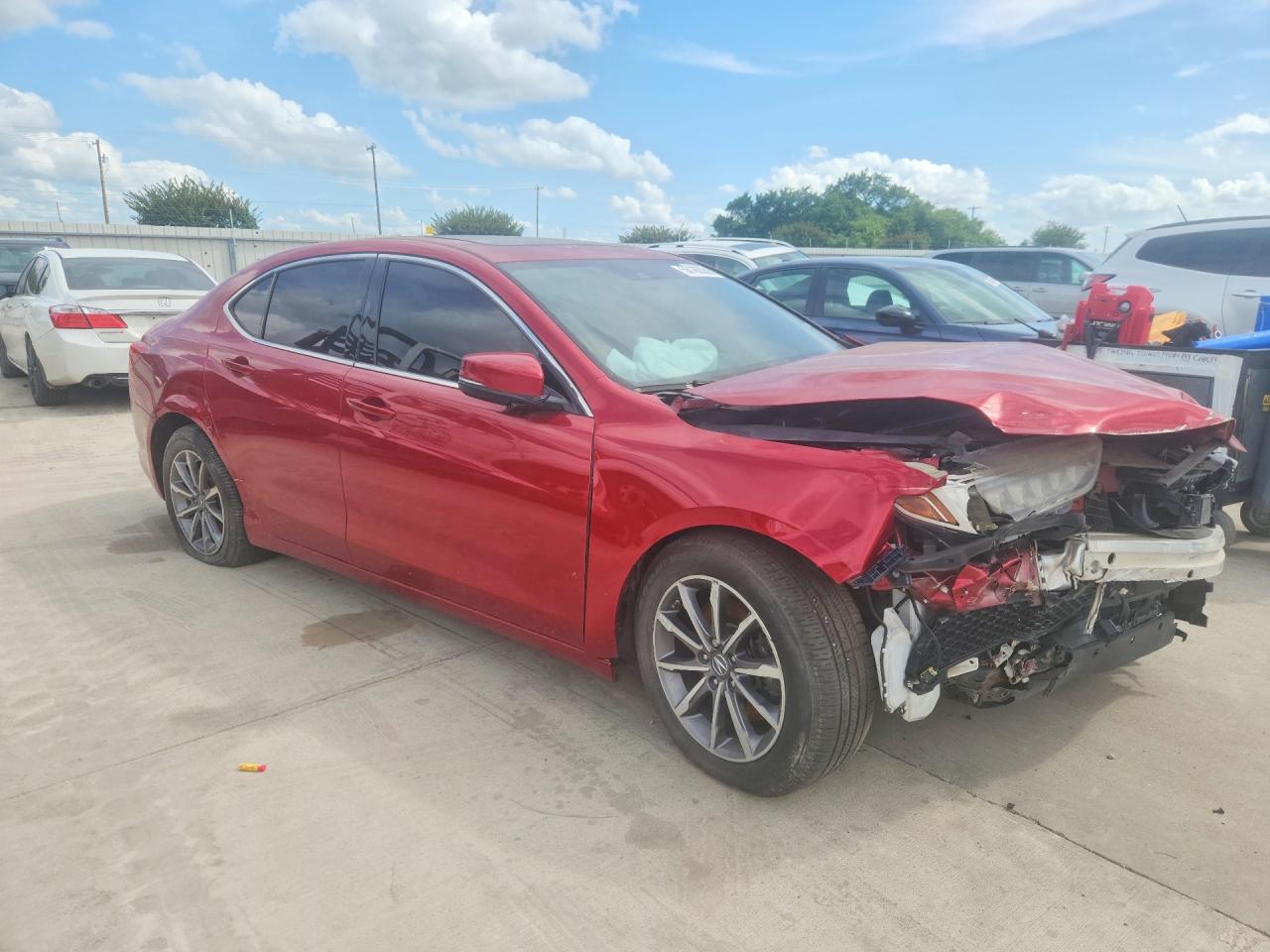2020 Acura Tlx Technology Красный vin: 19UUB1F52LA007391