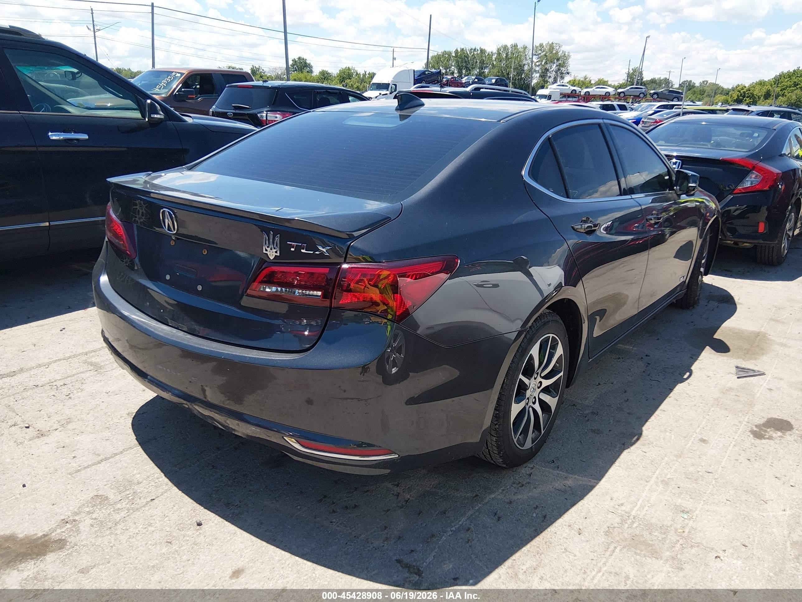 2015 Acura Tlx Tech Gray vin: 19UUB1F53FA003760