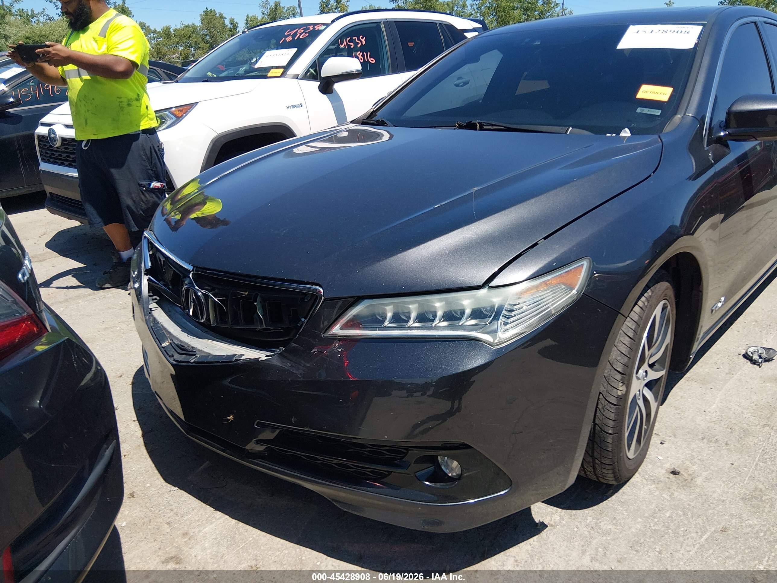 2015 Acura Tlx Tech Gray vin: 19UUB1F53FA003760
