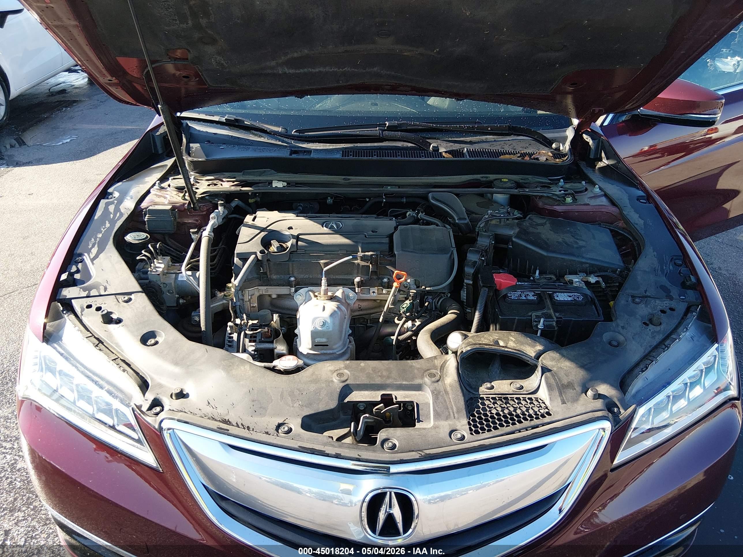 2015 Acura Tlx Tech Burgundy vin: 19UUB1F53FA011681