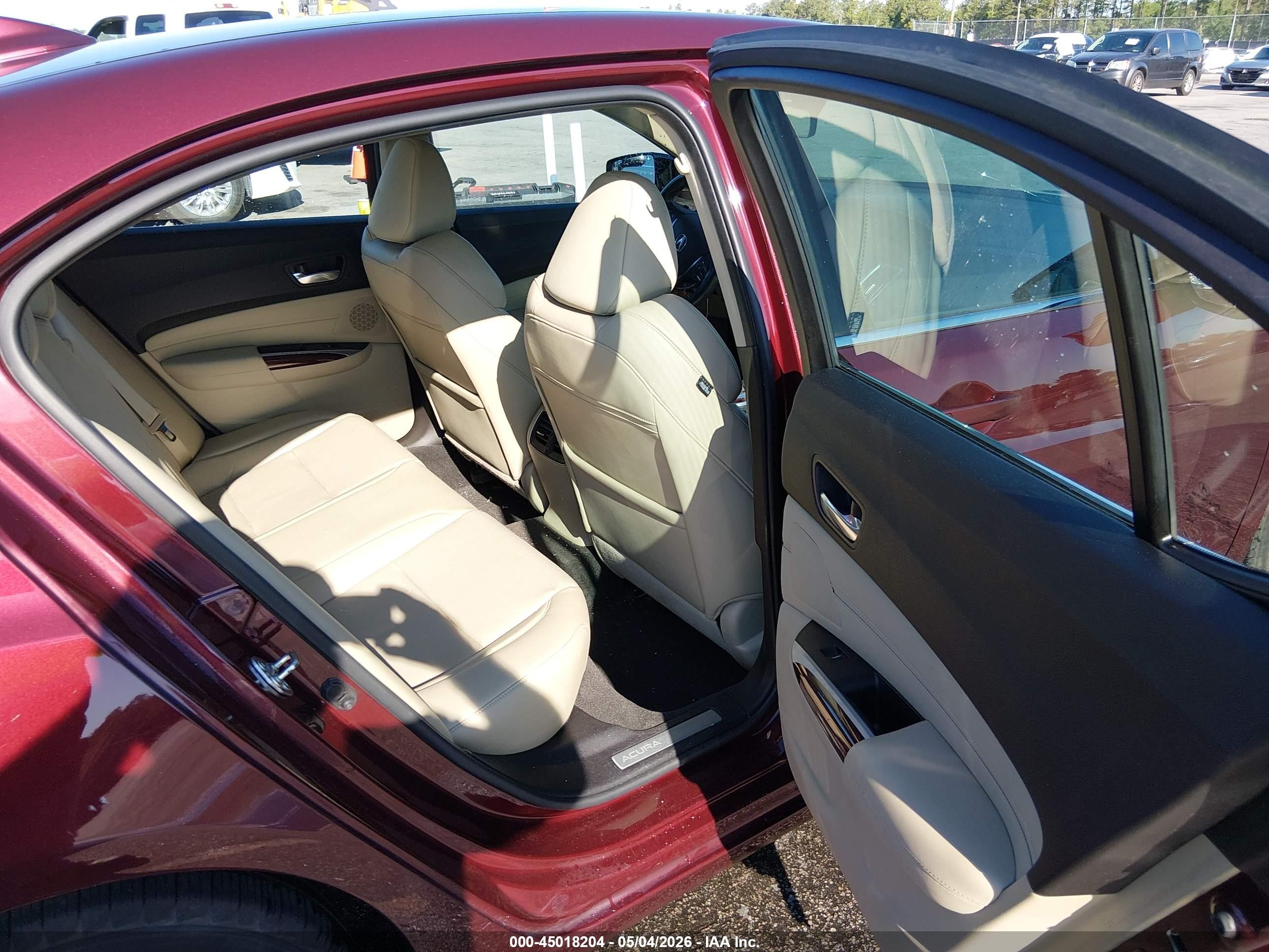 2015 Acura Tlx Tech Burgundy vin: 19UUB1F53FA011681
