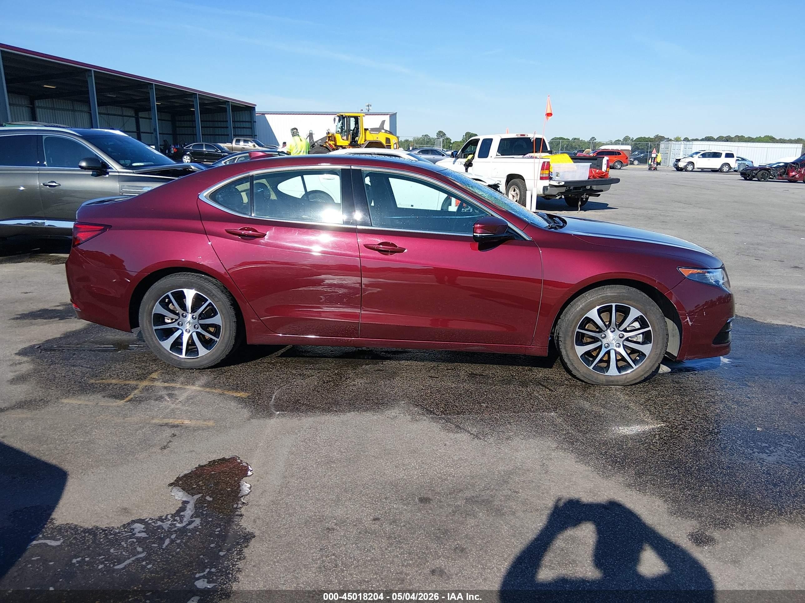 2015 Acura Tlx Tech Burgundy vin: 19UUB1F53FA011681