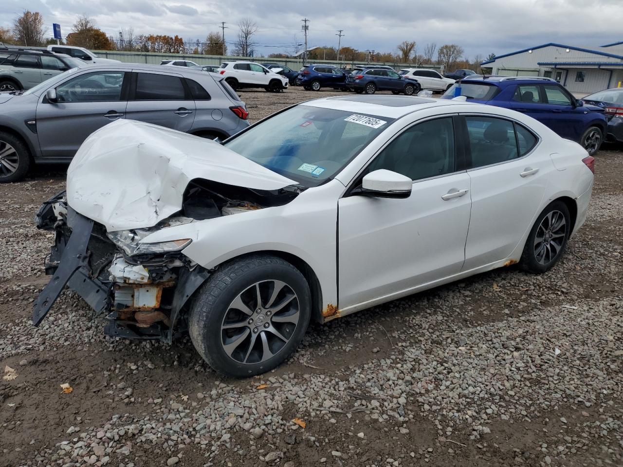 2015 Acura Tlx Tech White vin: 19UUB1F54FA004741