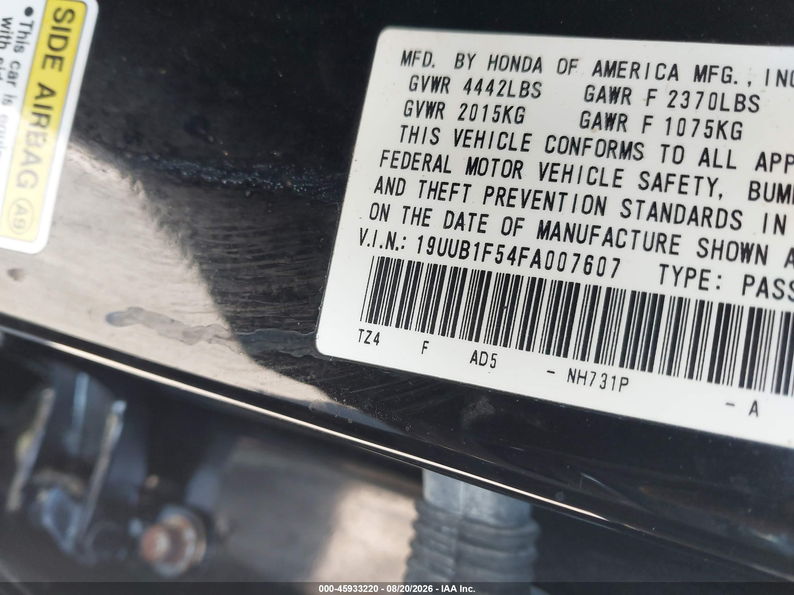 2015 Acura Tlx Tech Black vin: 19UUB1F54FA007607