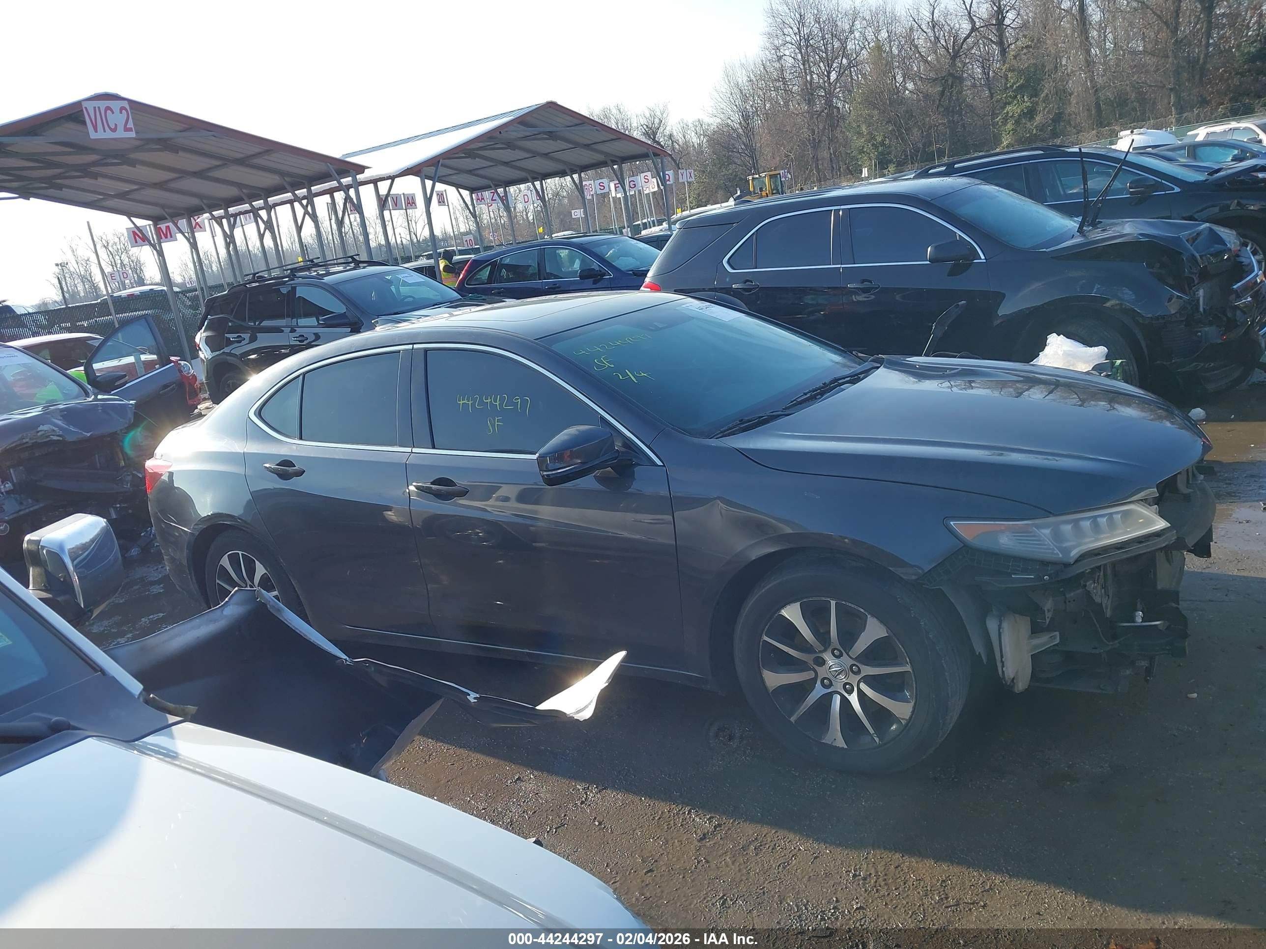 2015 Acura Tlx Tech Gray vin: 19UUB1F54FA019319