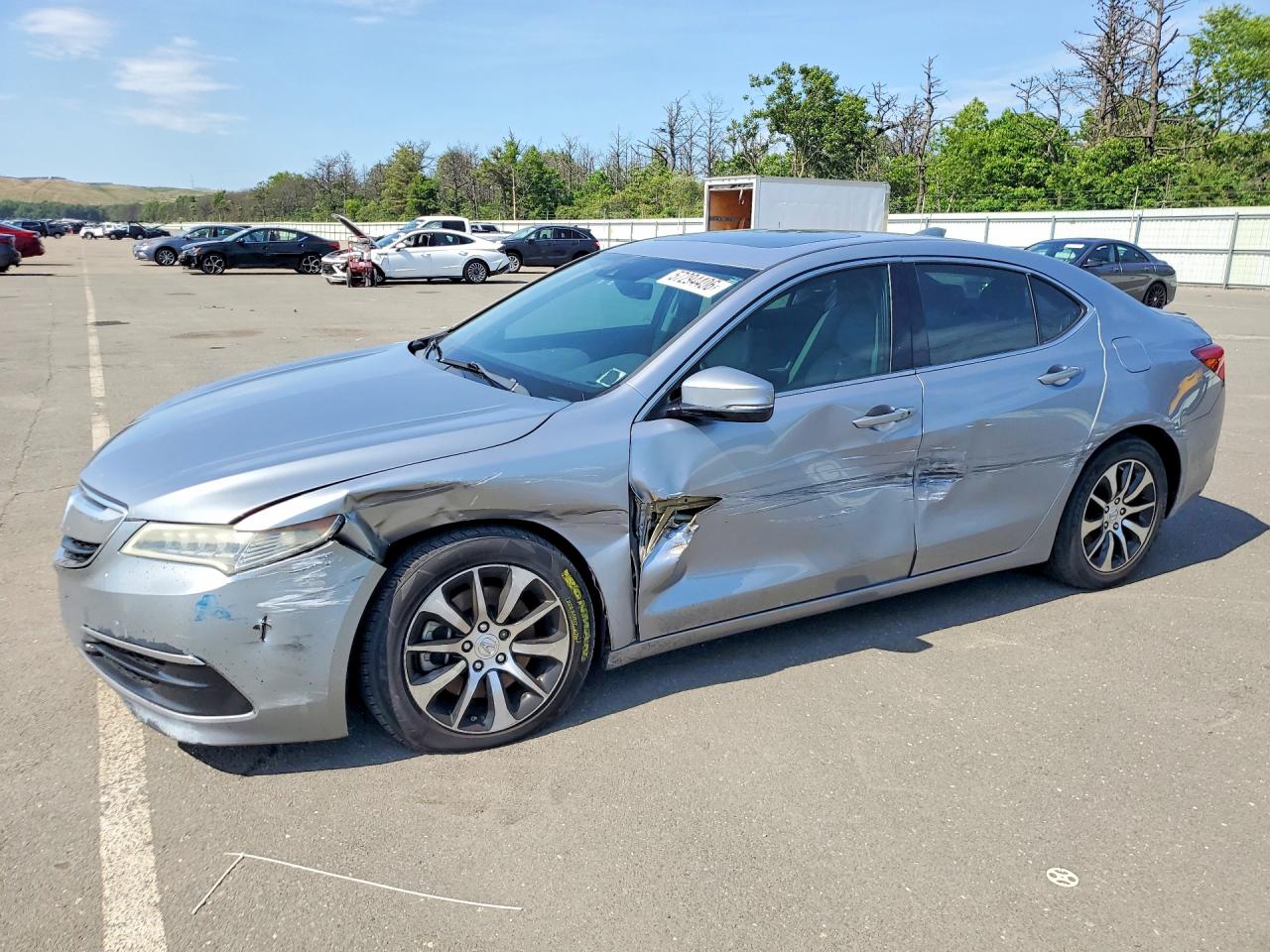 2015 Acura Tlx Tech Silver vin: 19UUB1F55FA005493