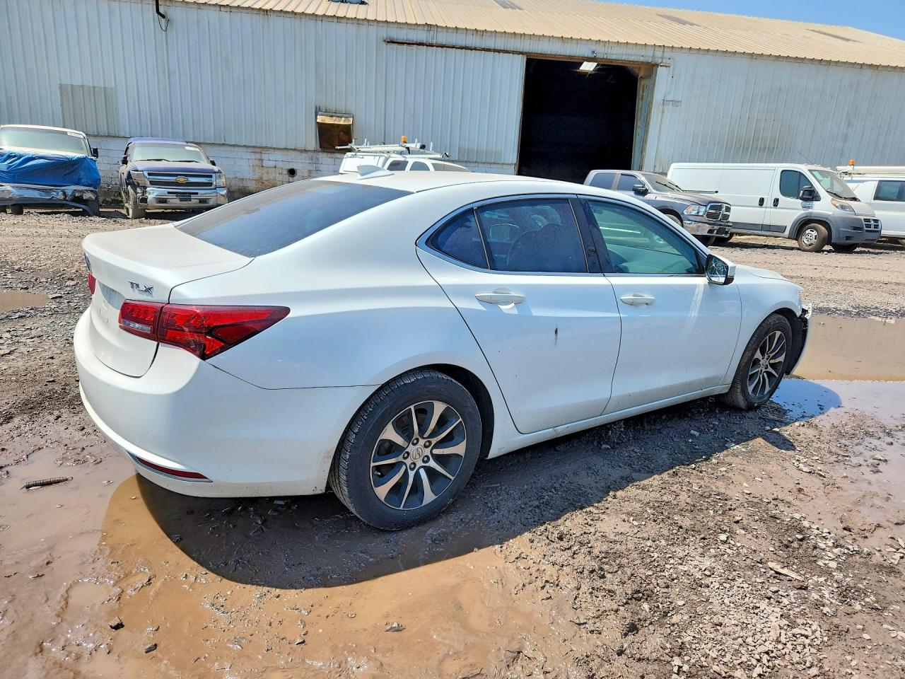 2015 Acura Tlx Tech Белый vin: 19UUB1F56FA004627