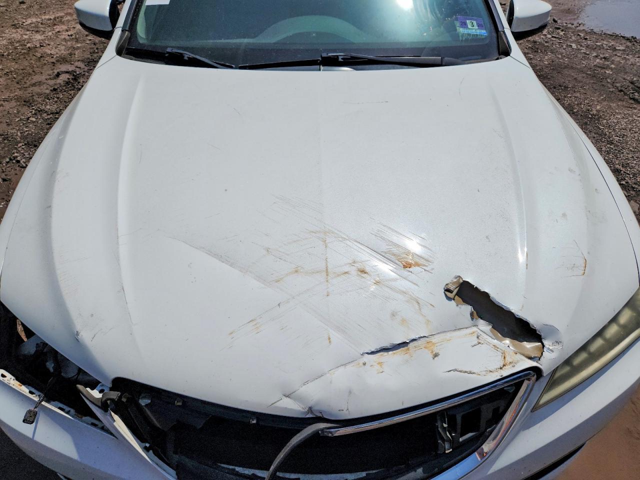 2015 Acura Tlx Tech Белый vin: 19UUB1F56FA004627