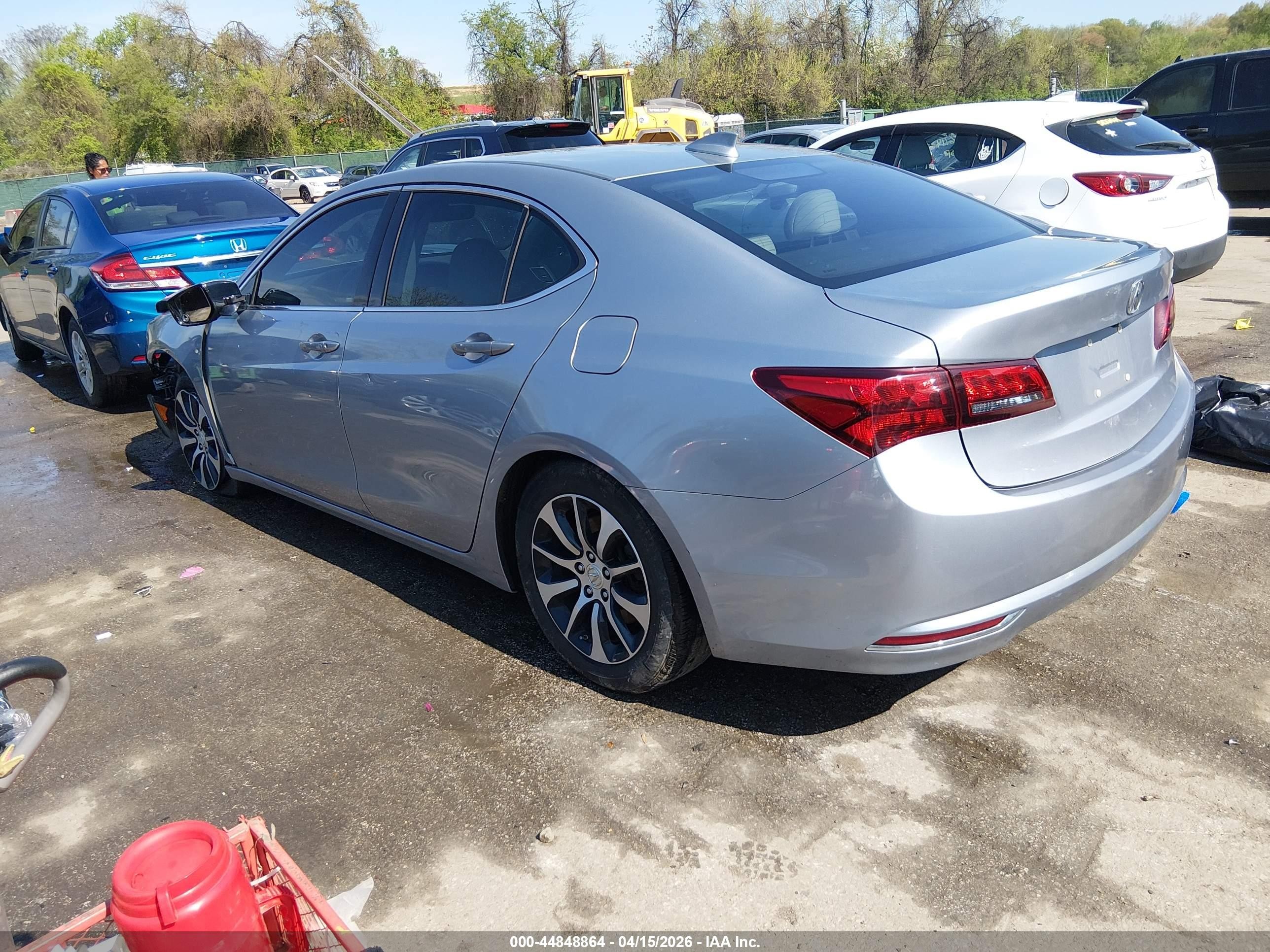 2015 Acura Tlx Tech Серебряный vin: 19UUB1F56FA027518