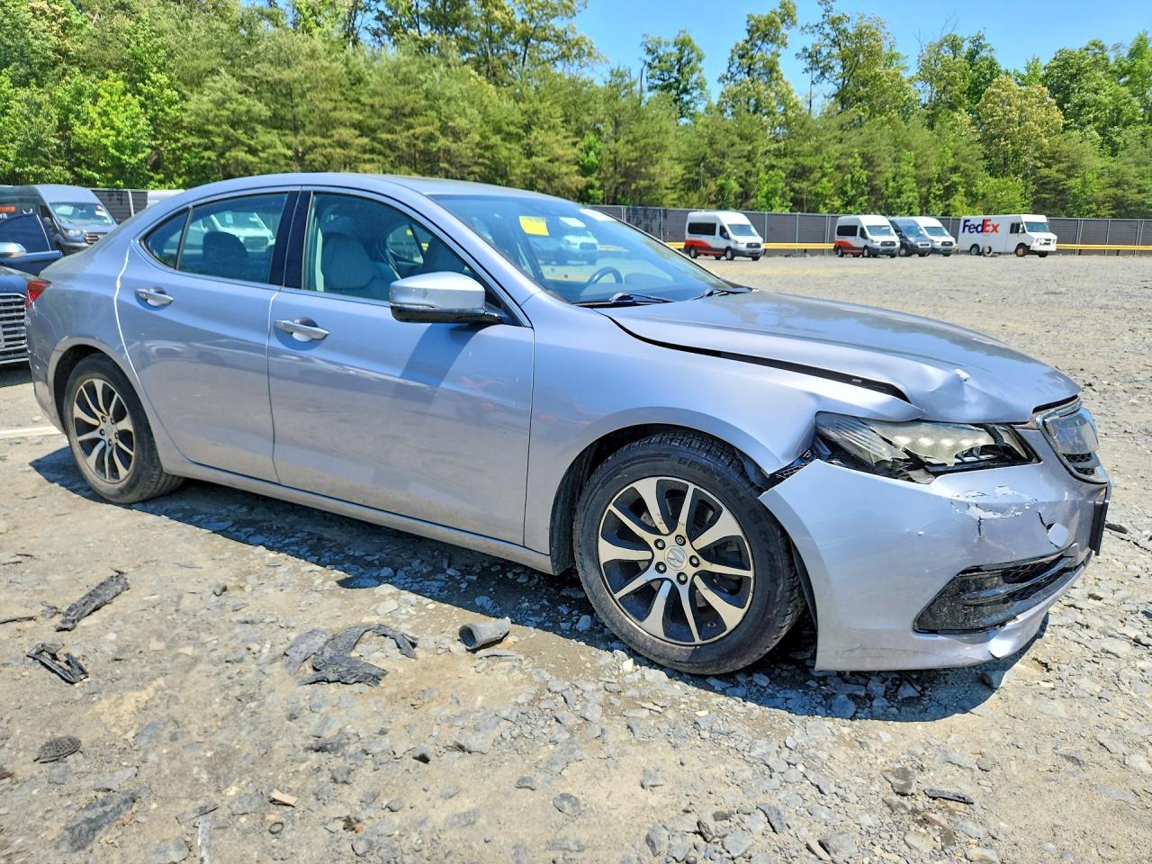 2016 Acura Tlx Tech Серебряный vin: 19UUB1F56GA003978