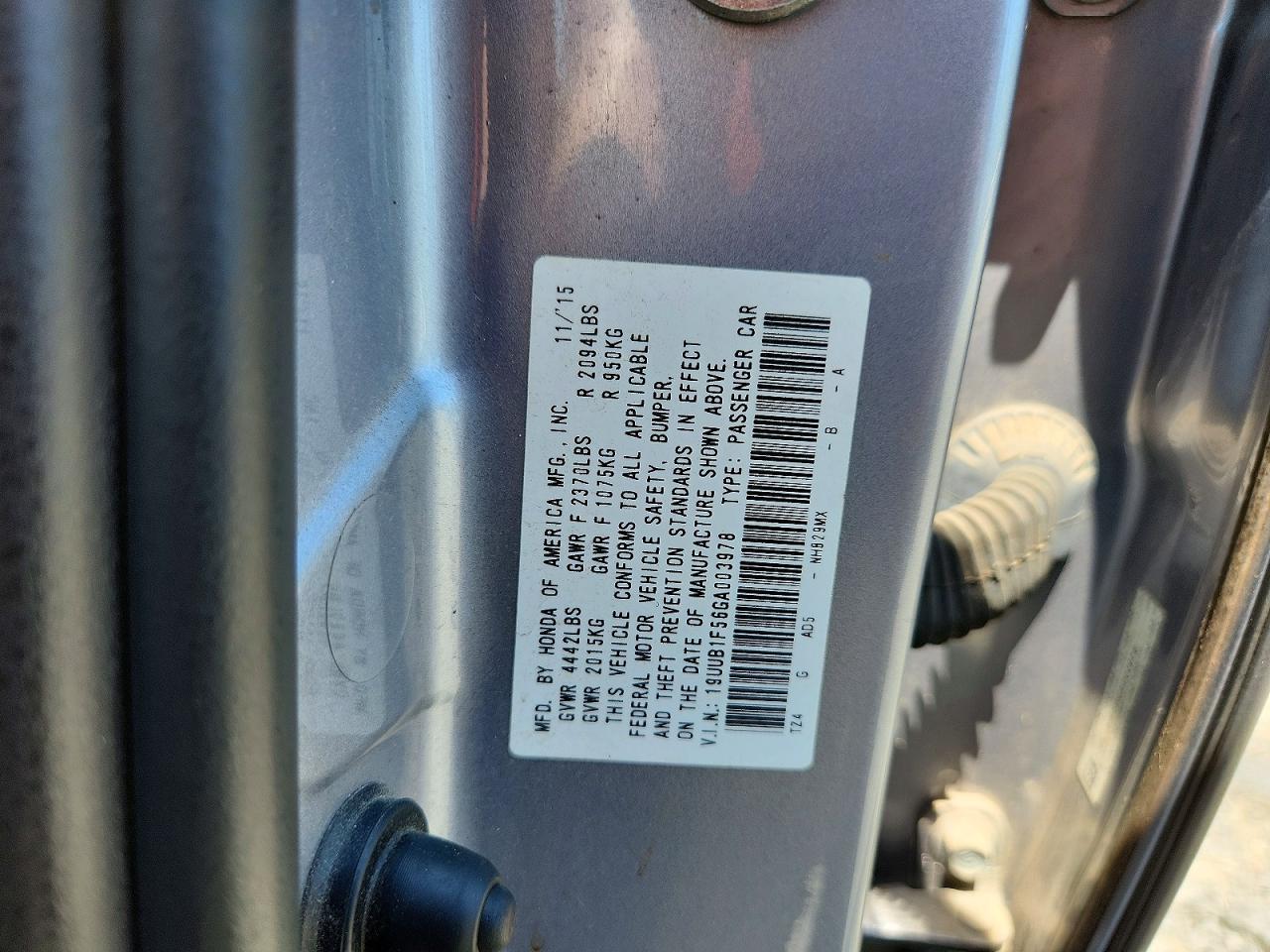 2016 Acura Tlx Tech Серебряный vin: 19UUB1F56GA003978