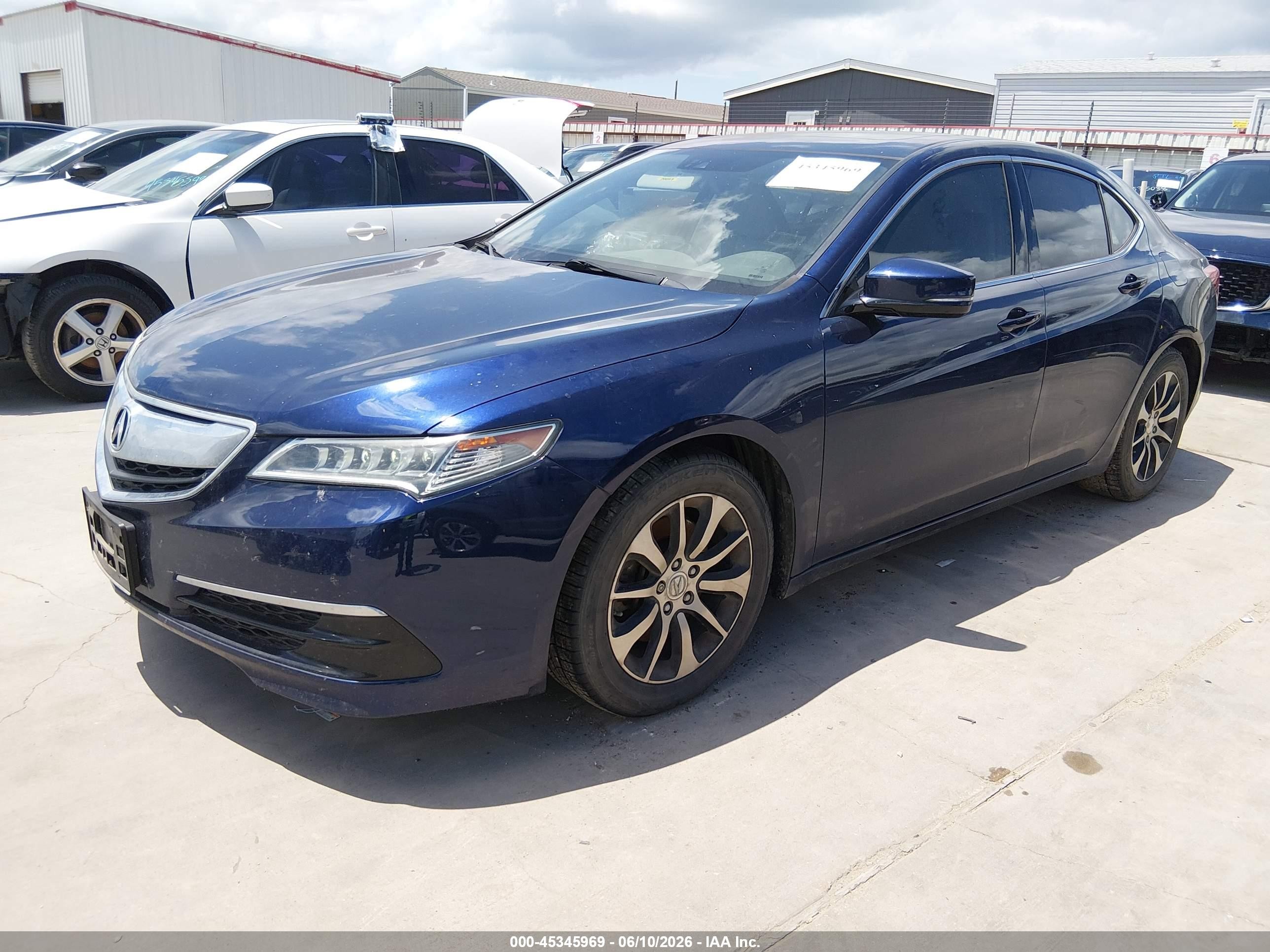 2015 Acura Tlx Tech Dark Blue vin: 19UUB1F57FA009030