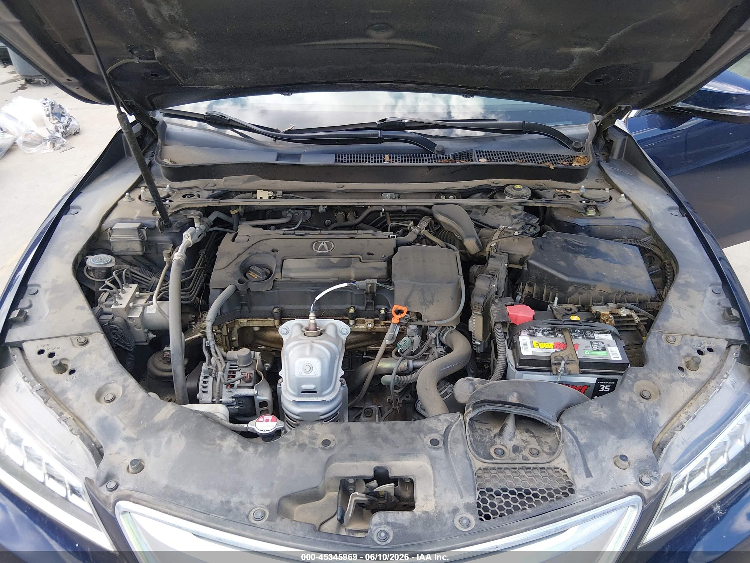 2015 Acura Tlx Tech Dark Blue vin: 19UUB1F57FA009030