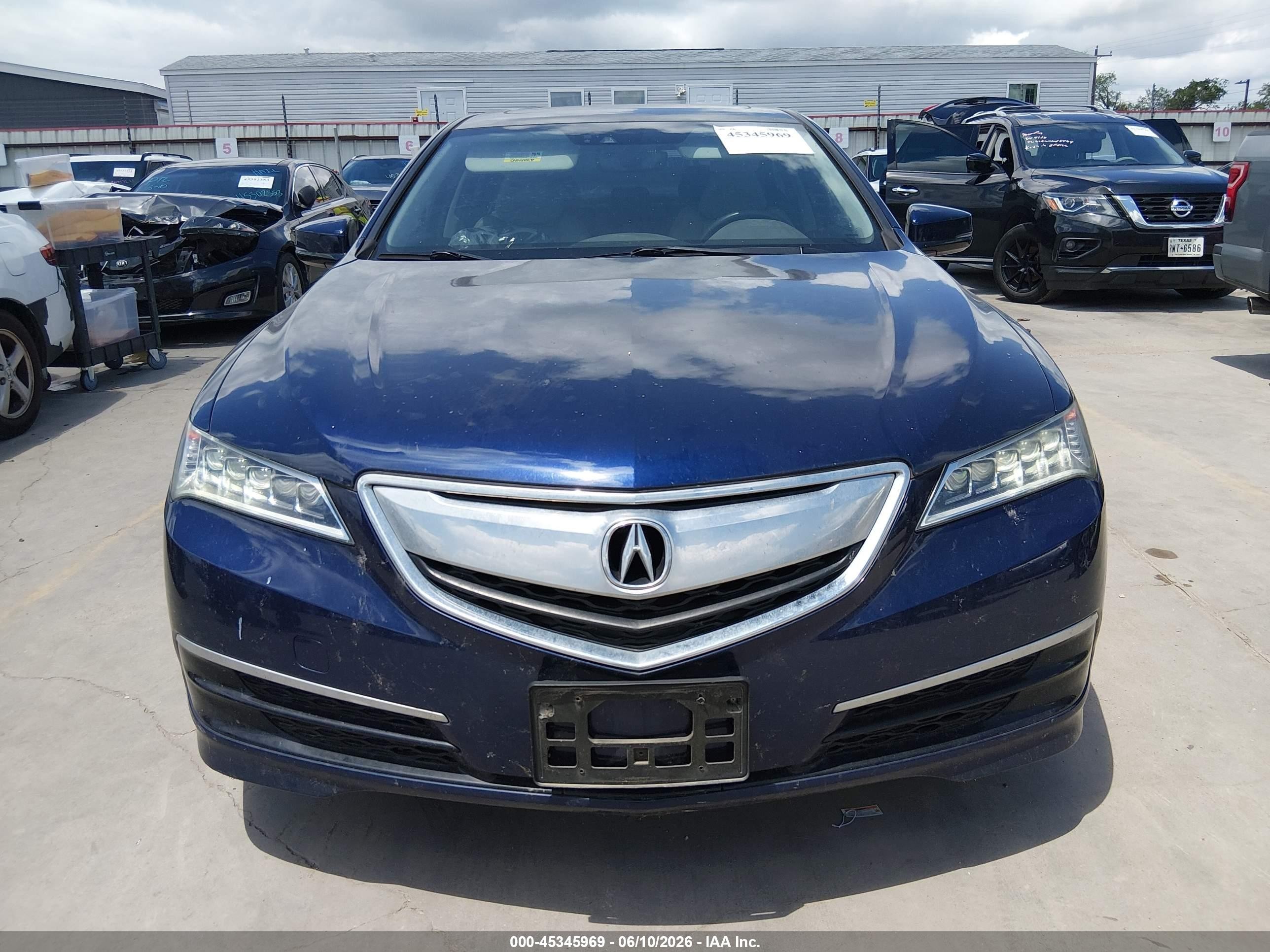 2015 Acura Tlx Tech Dark Blue vin: 19UUB1F57FA009030