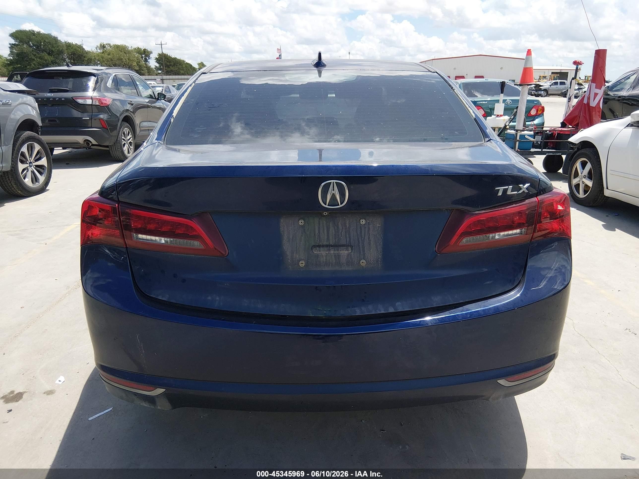2015 Acura Tlx Tech Dark Blue vin: 19UUB1F57FA009030