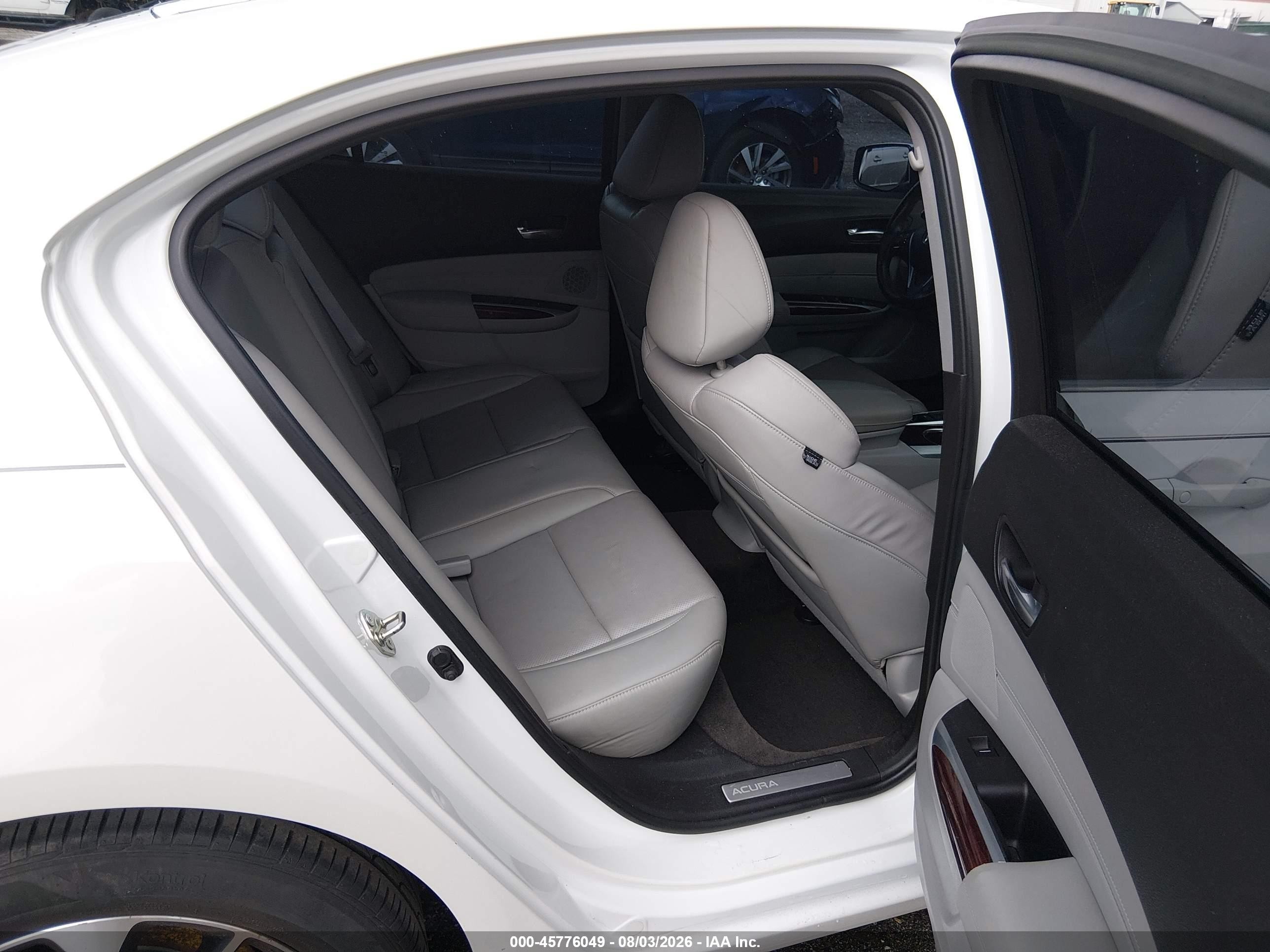 2015 Acura Tlx Tech White vin: 19UUB1F57FA012767