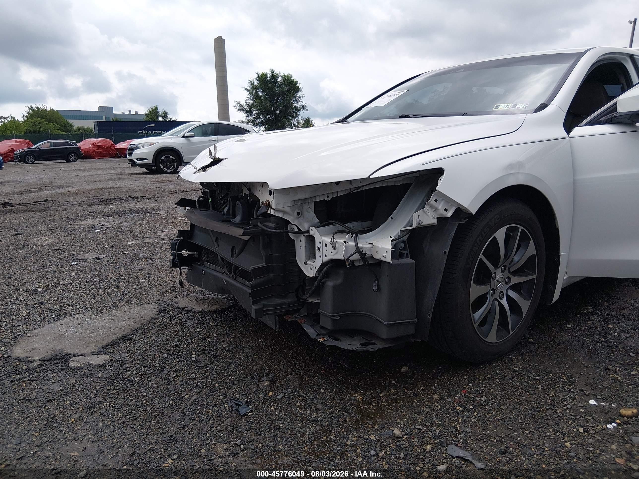 2015 Acura Tlx Tech White vin: 19UUB1F57FA012767