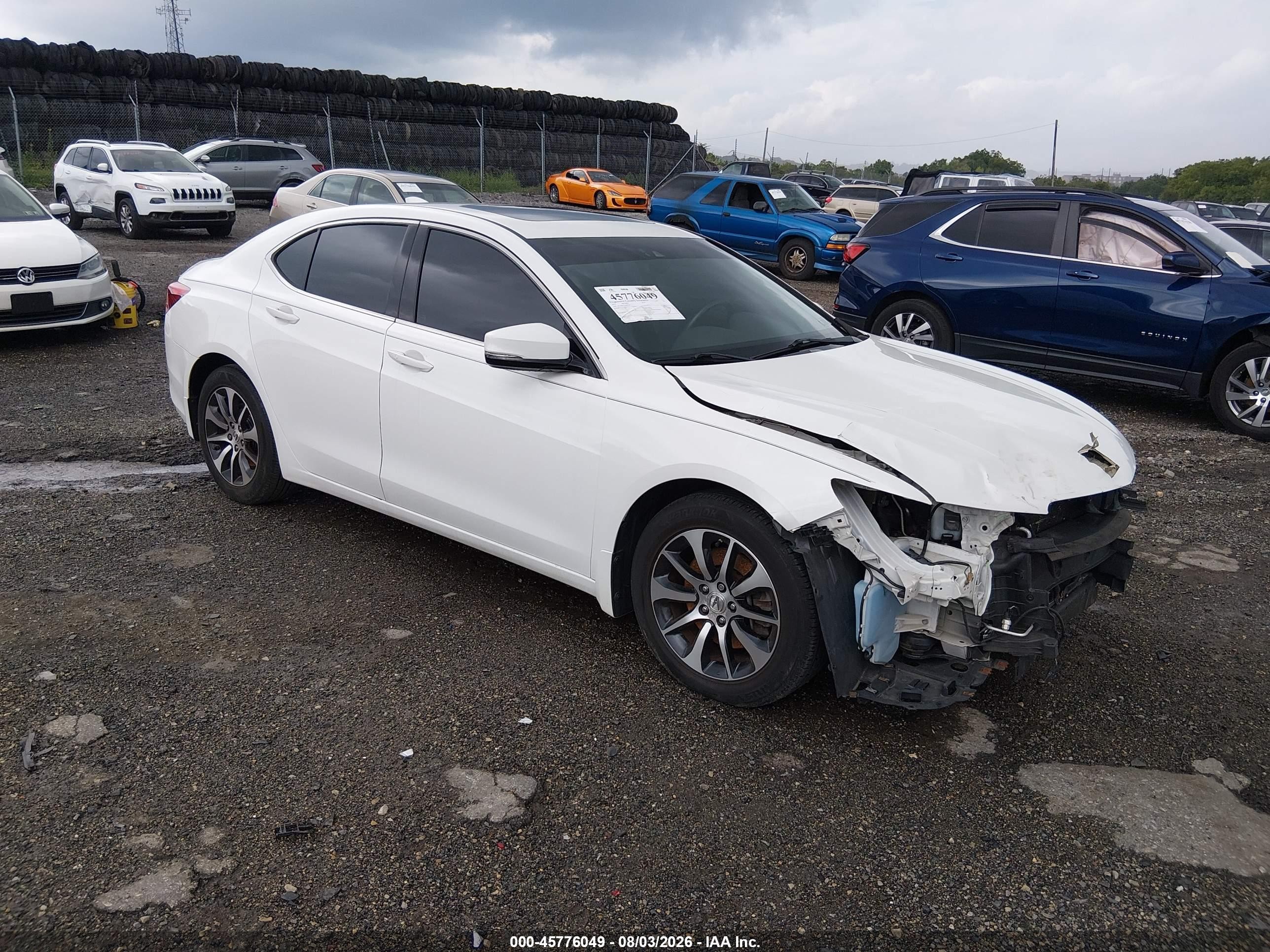 2015 Acura Tlx Tech White vin: 19UUB1F57FA012767
