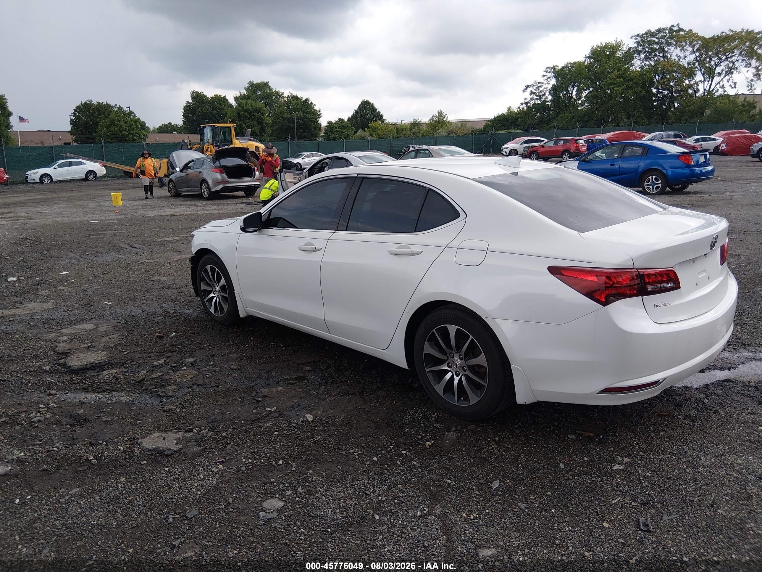 2015 Acura Tlx Tech White vin: 19UUB1F57FA012767