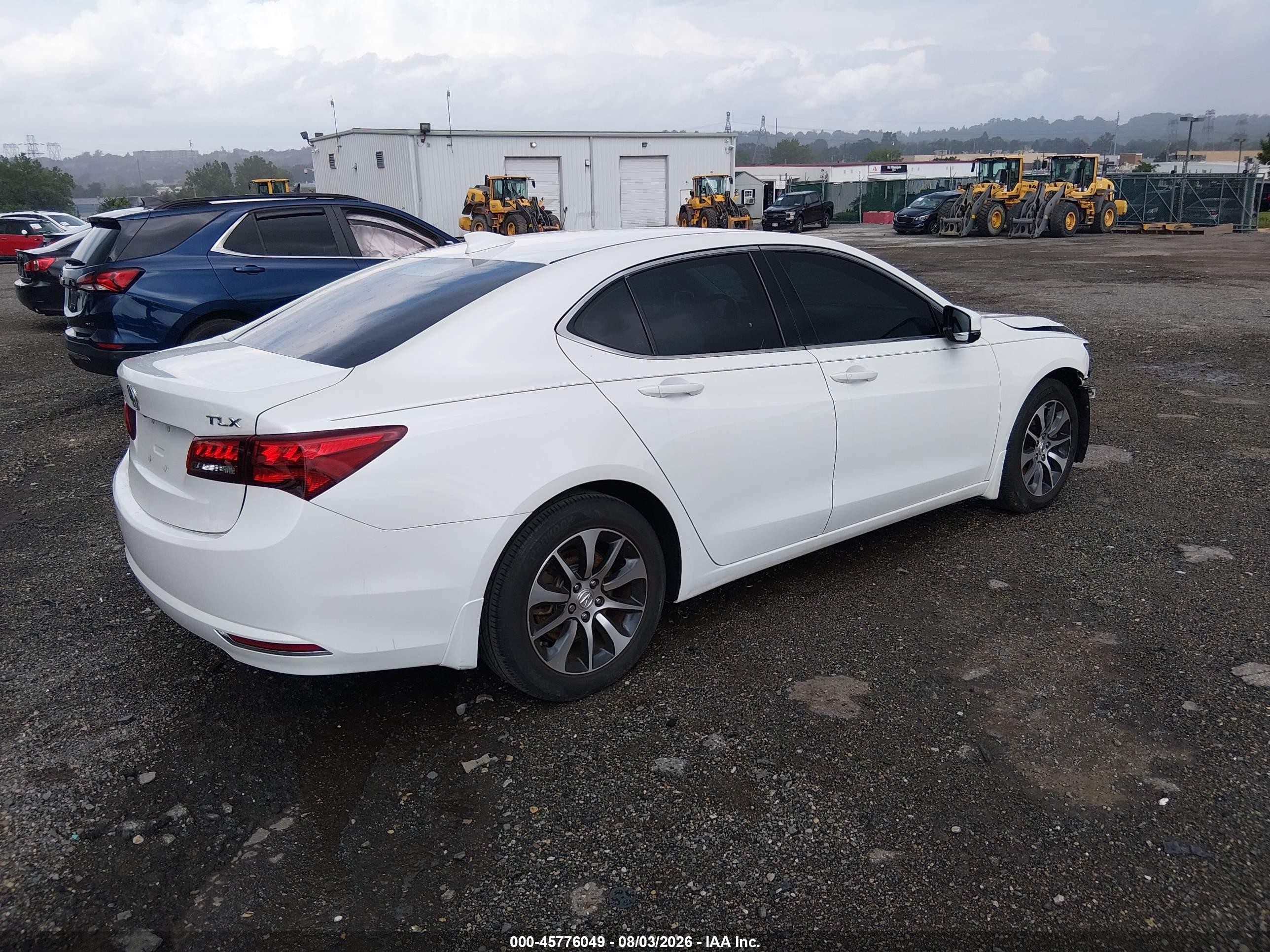 2015 Acura Tlx Tech White vin: 19UUB1F57FA012767
