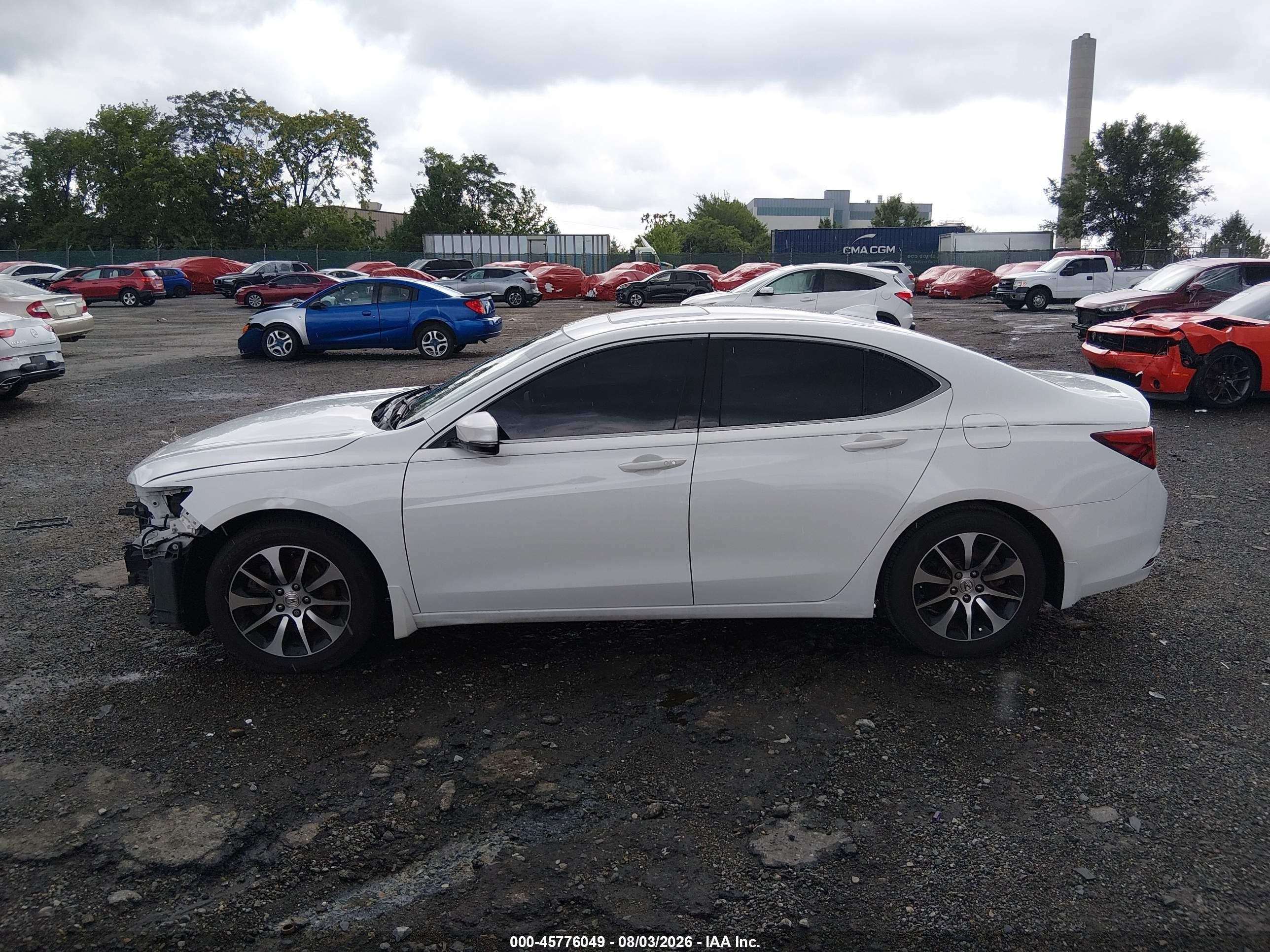 2015 Acura Tlx Tech White vin: 19UUB1F57FA012767
