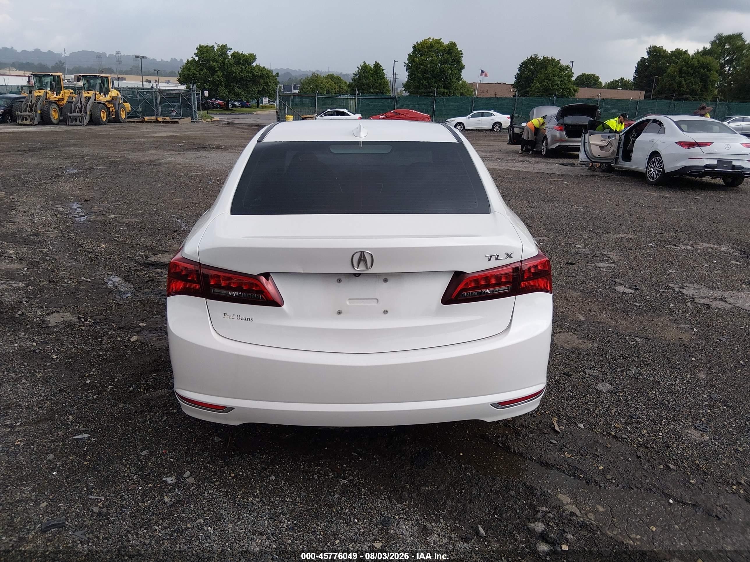 2015 Acura Tlx Tech White vin: 19UUB1F57FA012767
