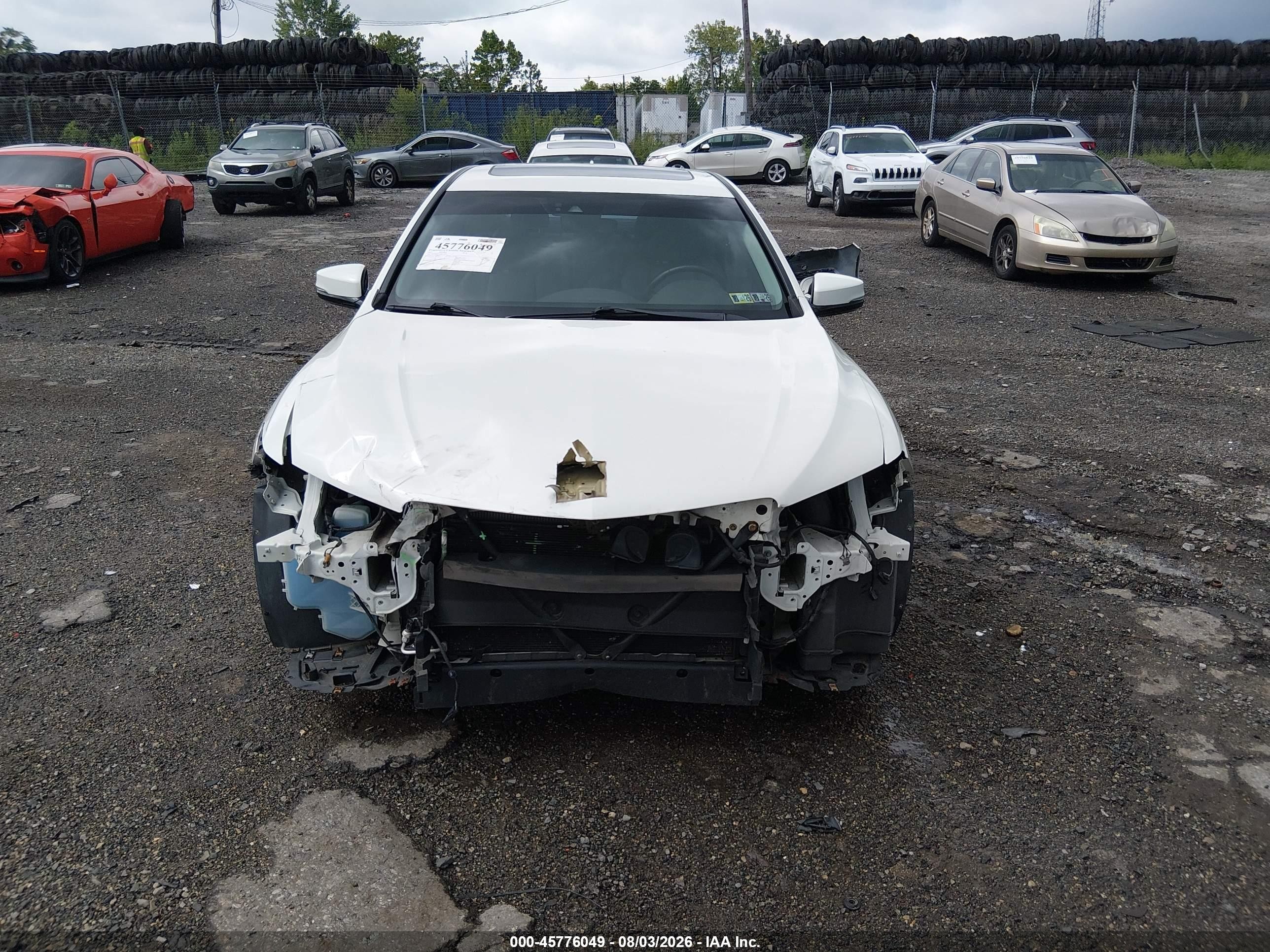 2015 Acura Tlx Tech White vin: 19UUB1F57FA012767