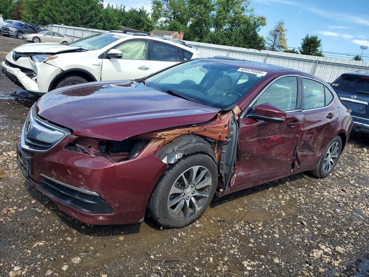 2015 Acura Tlx Tech Maroon vin: 19UUB1F57FA020612
