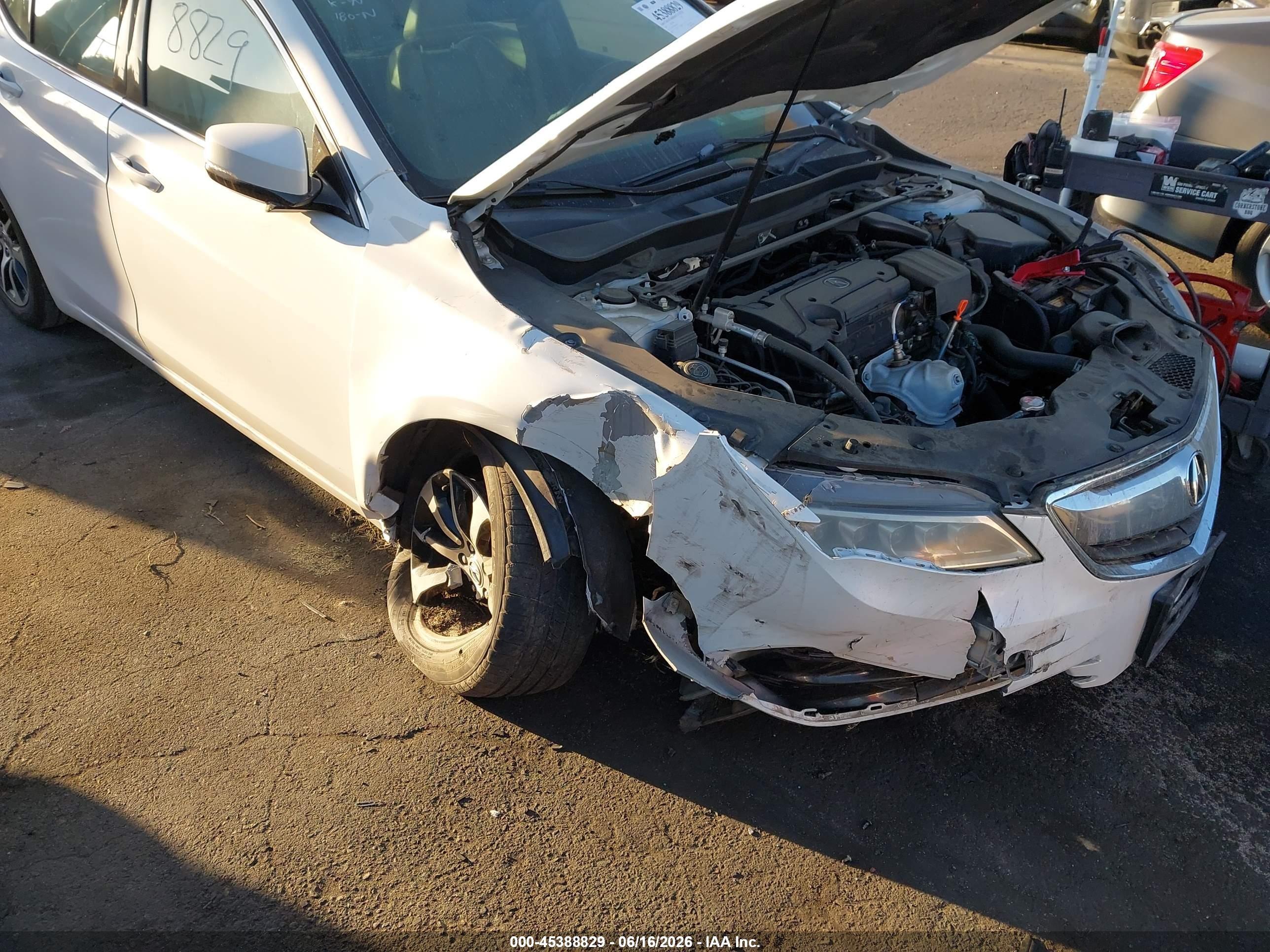 2015 Acura Tlx Tech White vin: 19UUB1F57FA021064