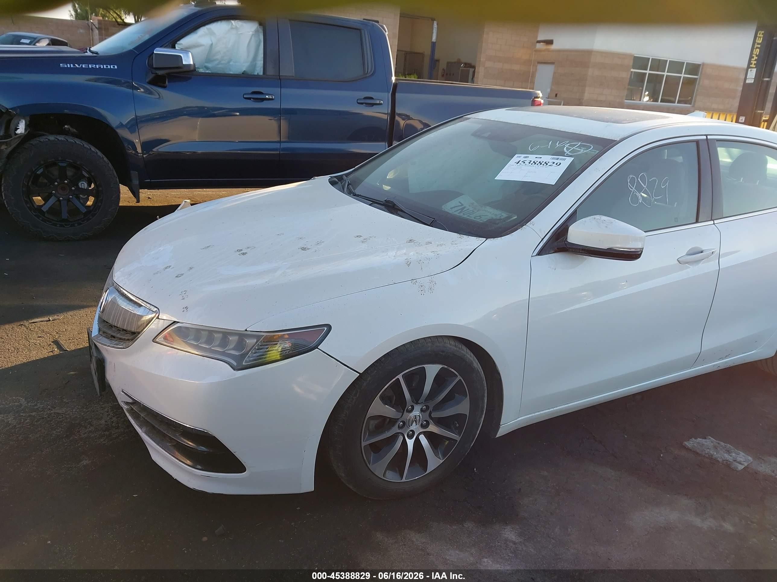 2015 Acura Tlx Tech White vin: 19UUB1F57FA021064