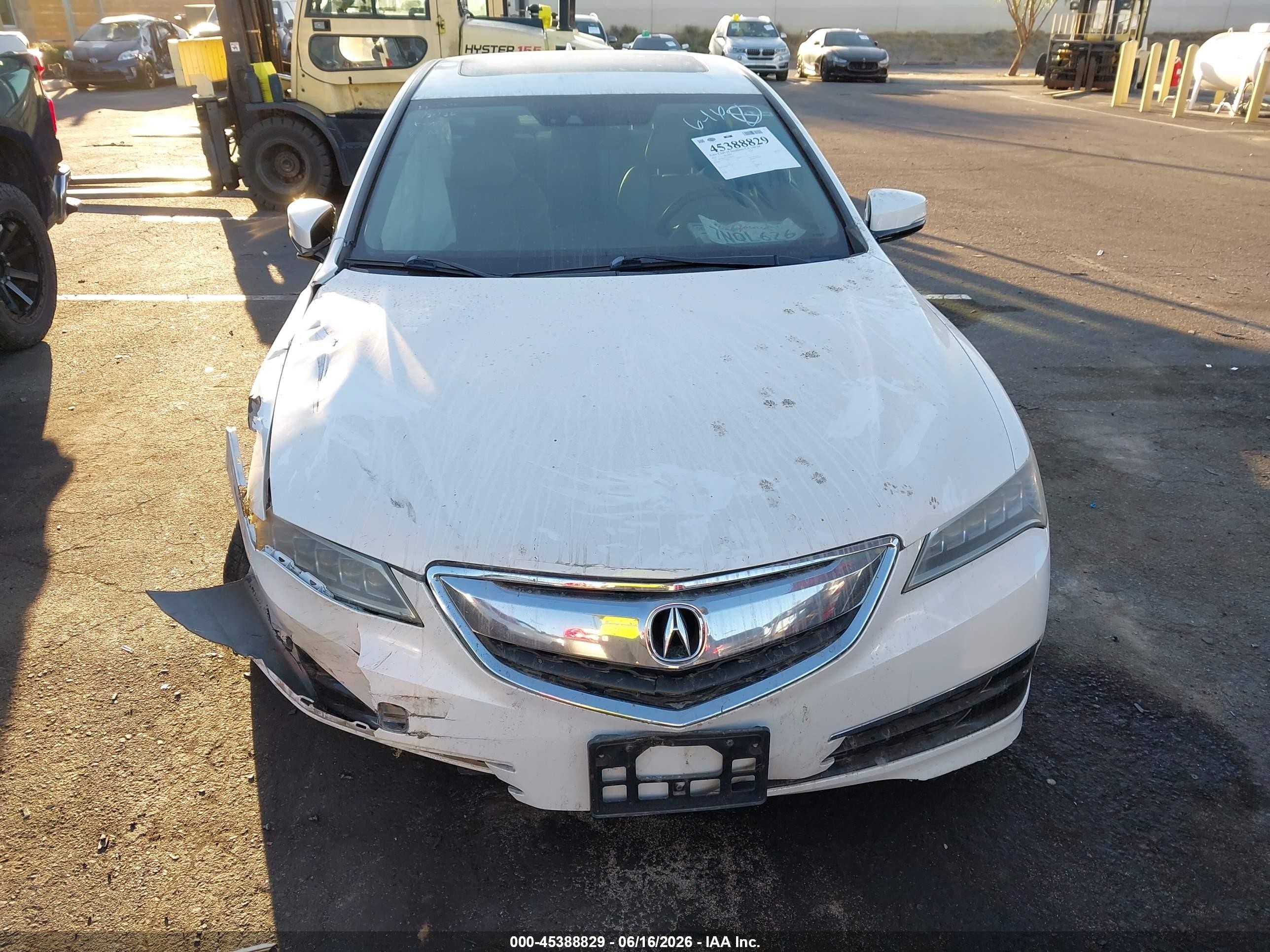 2015 Acura Tlx Tech White vin: 19UUB1F57FA021064
