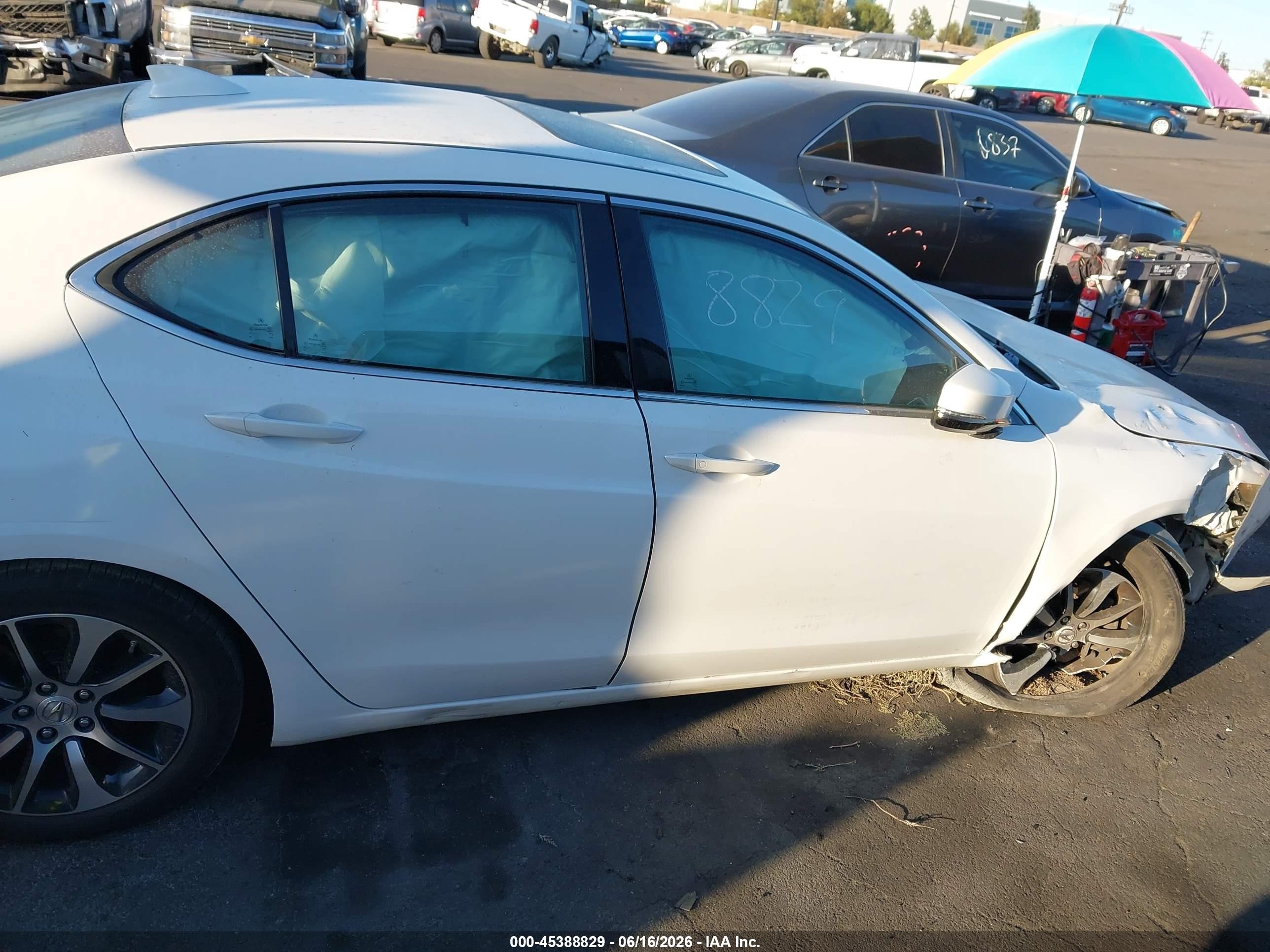 2015 Acura Tlx Tech White vin: 19UUB1F57FA021064