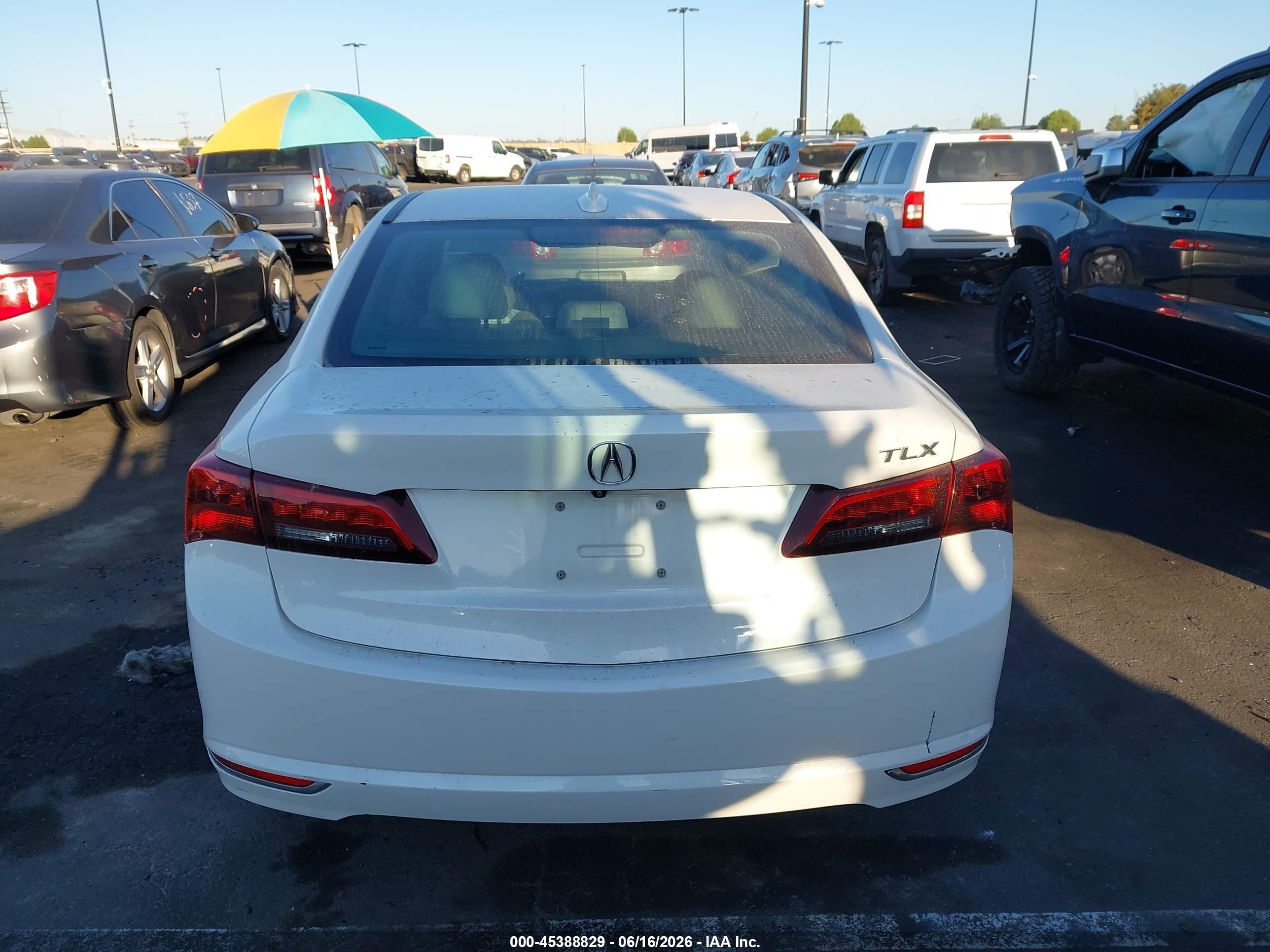 2015 Acura Tlx Tech White vin: 19UUB1F57FA021064