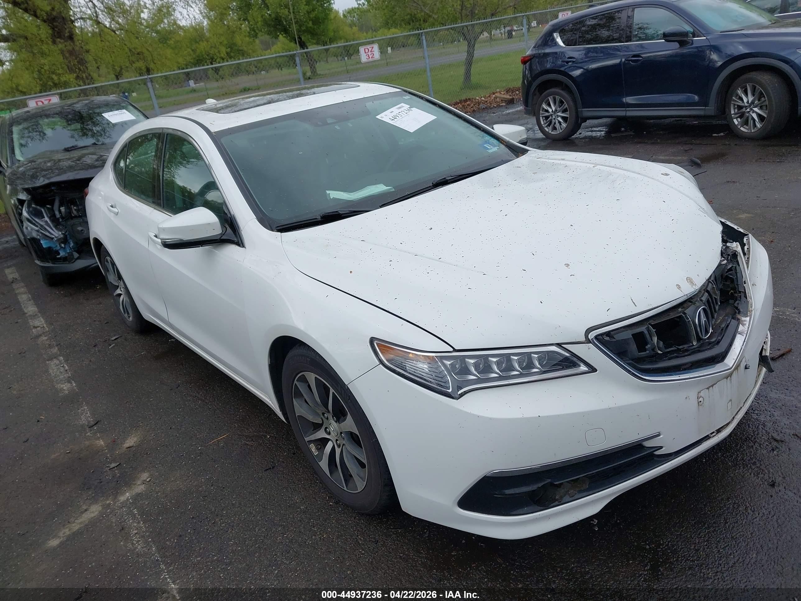 2016 Acura Tlx Tech White vin: 19UUB1F57GA014584