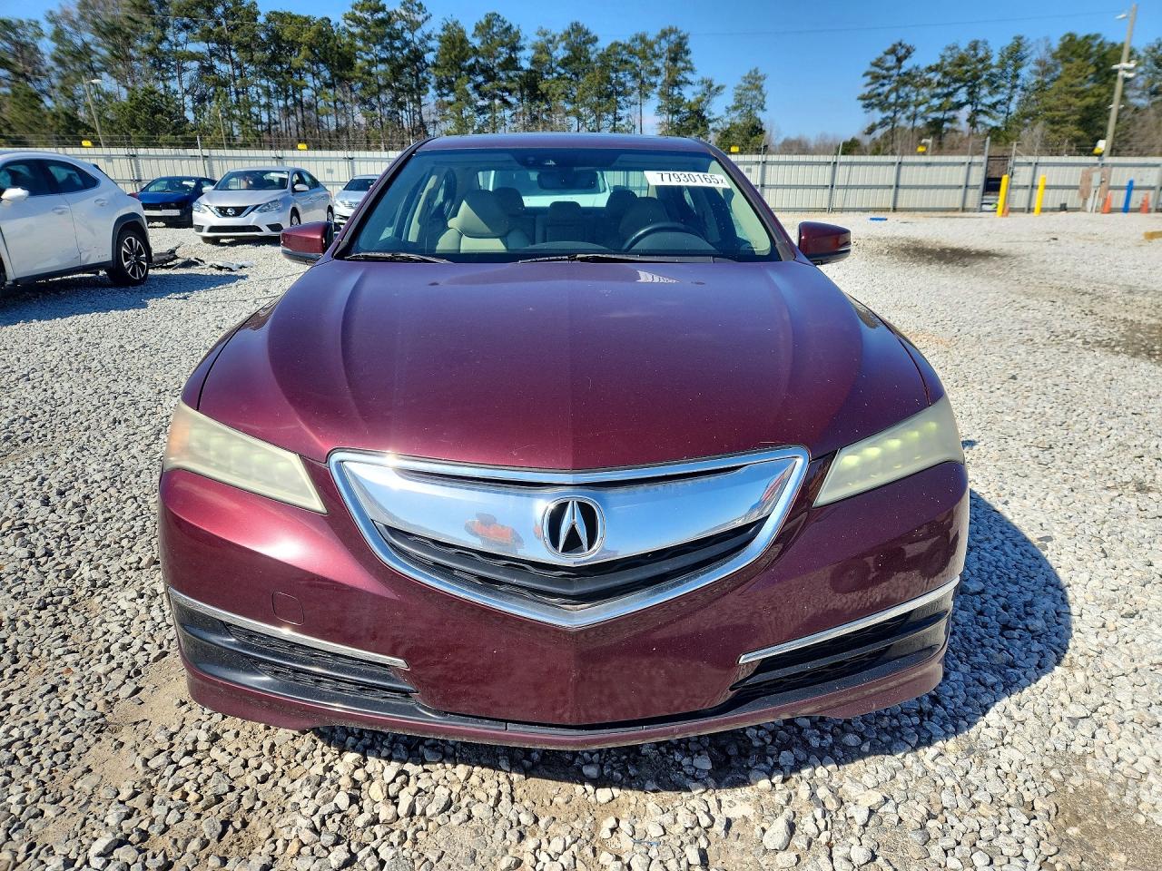 2015 Acura Tlx Tech Burgundy vin: 19UUB1F58FA001681