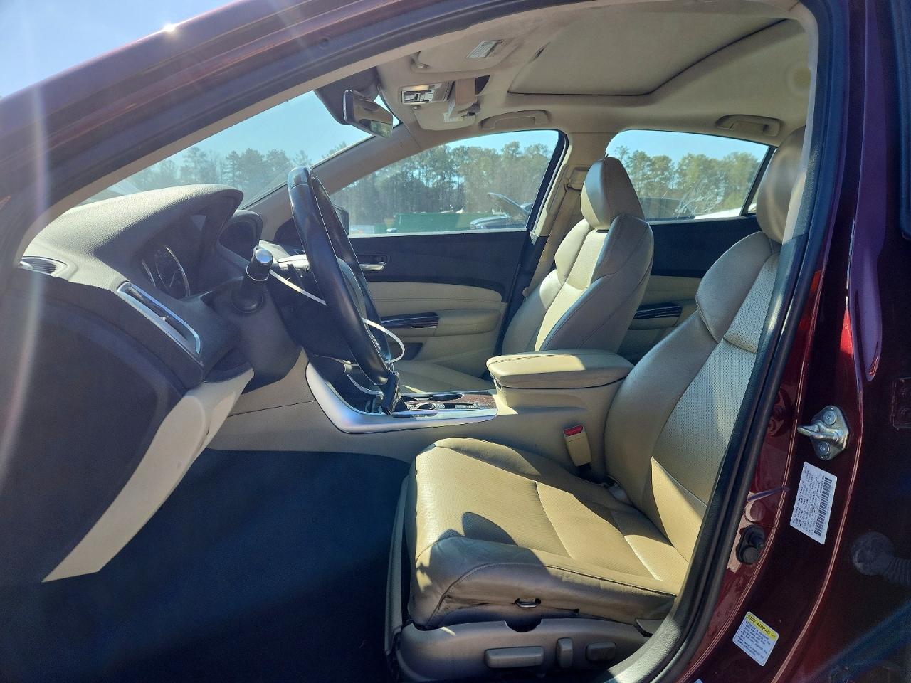 2015 Acura Tlx Tech Burgundy vin: 19UUB1F58FA001681