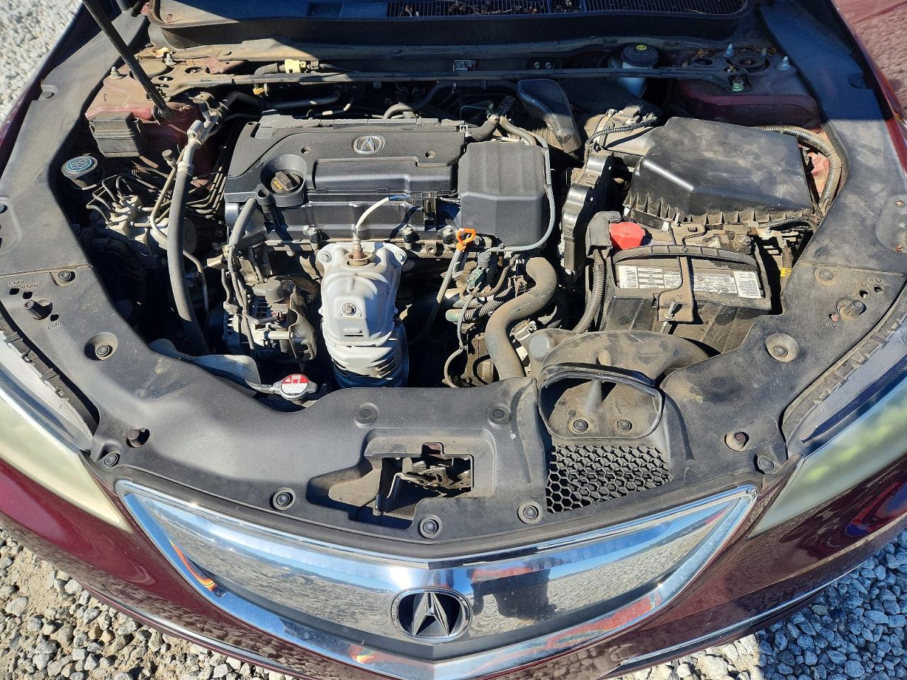 2015 Acura Tlx Tech Burgundy vin: 19UUB1F58FA001681