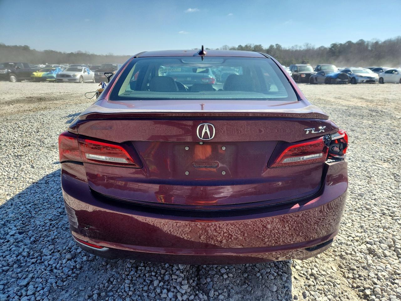 2015 Acura Tlx Tech Burgundy vin: 19UUB1F58FA001681