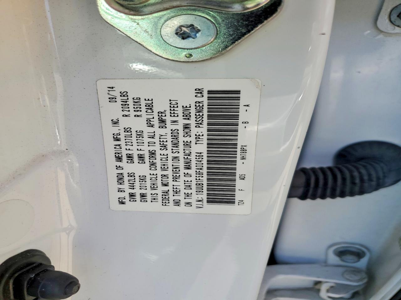 2015 Acura Tlx Tech White vin: 19UUB1F58FA004564