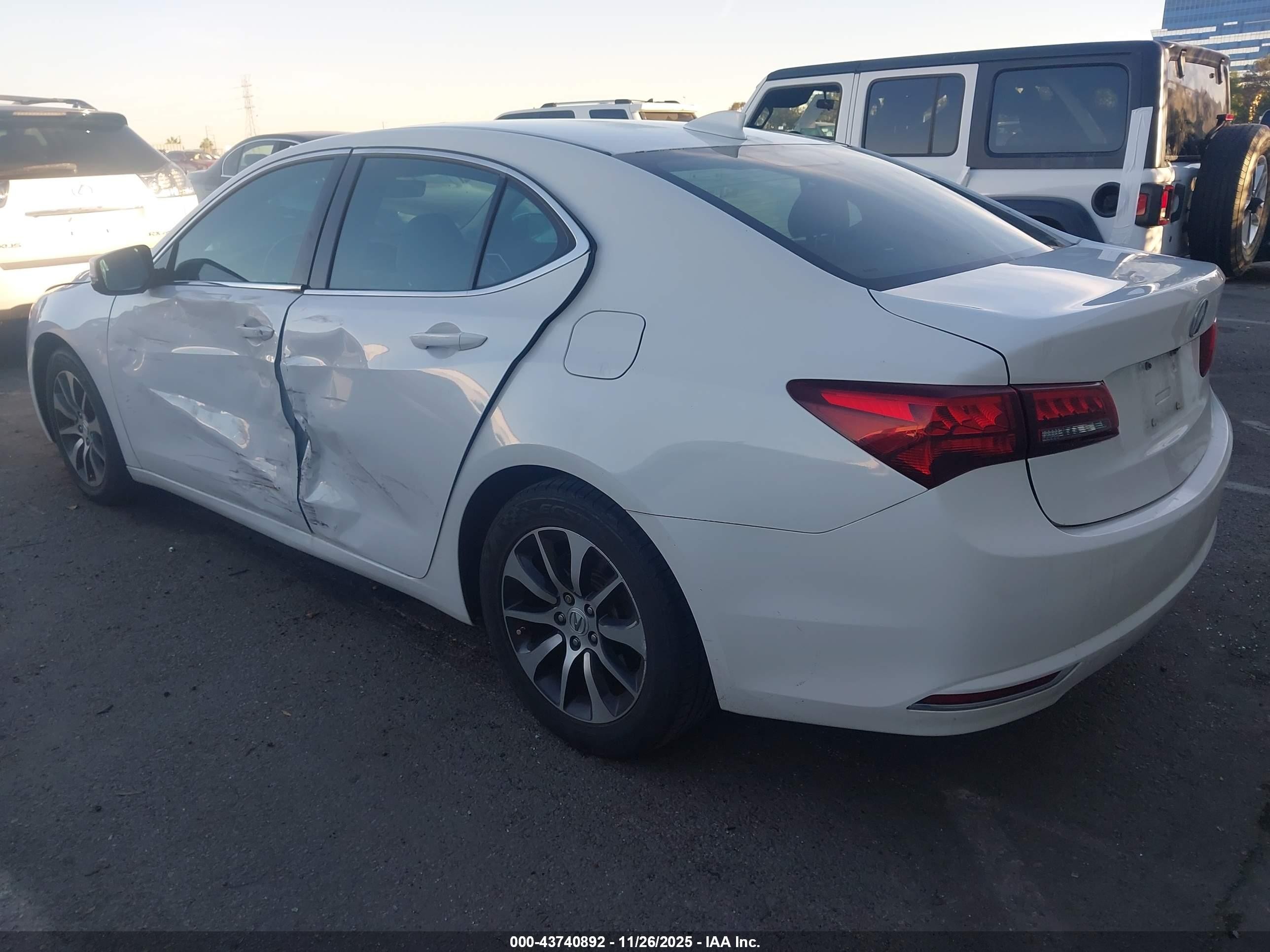2015 Acura Tlx Tech White vin: 19UUB1F58FA010221